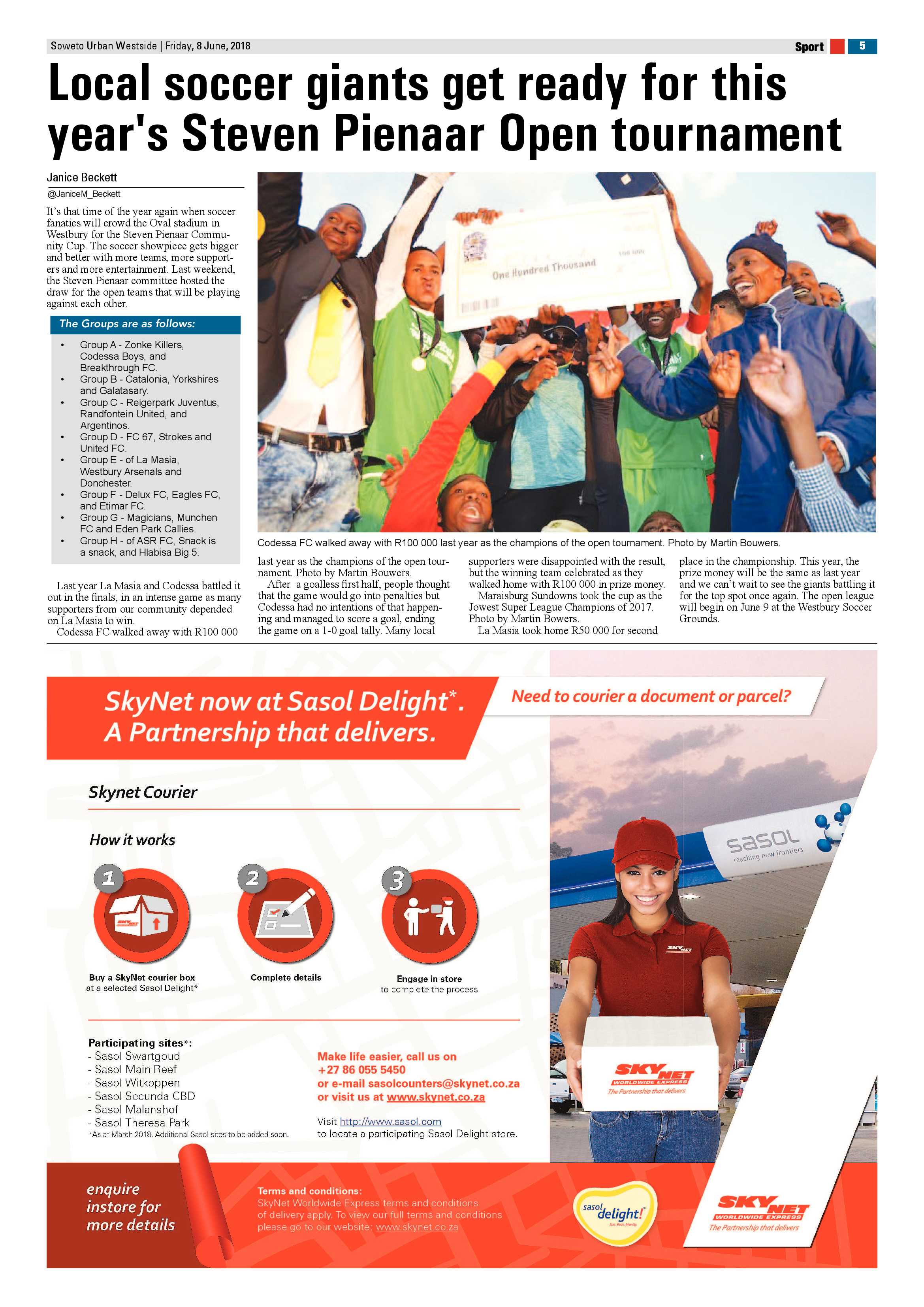 Westside – June 8, 2018 issue page 5