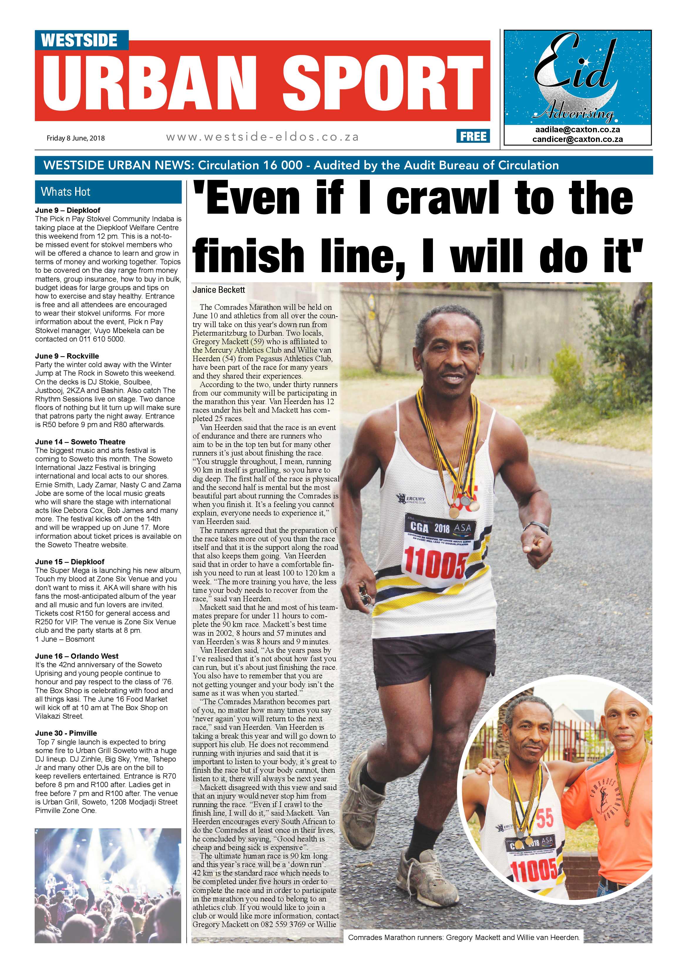 Westside – June 8, 2018 issue page 8