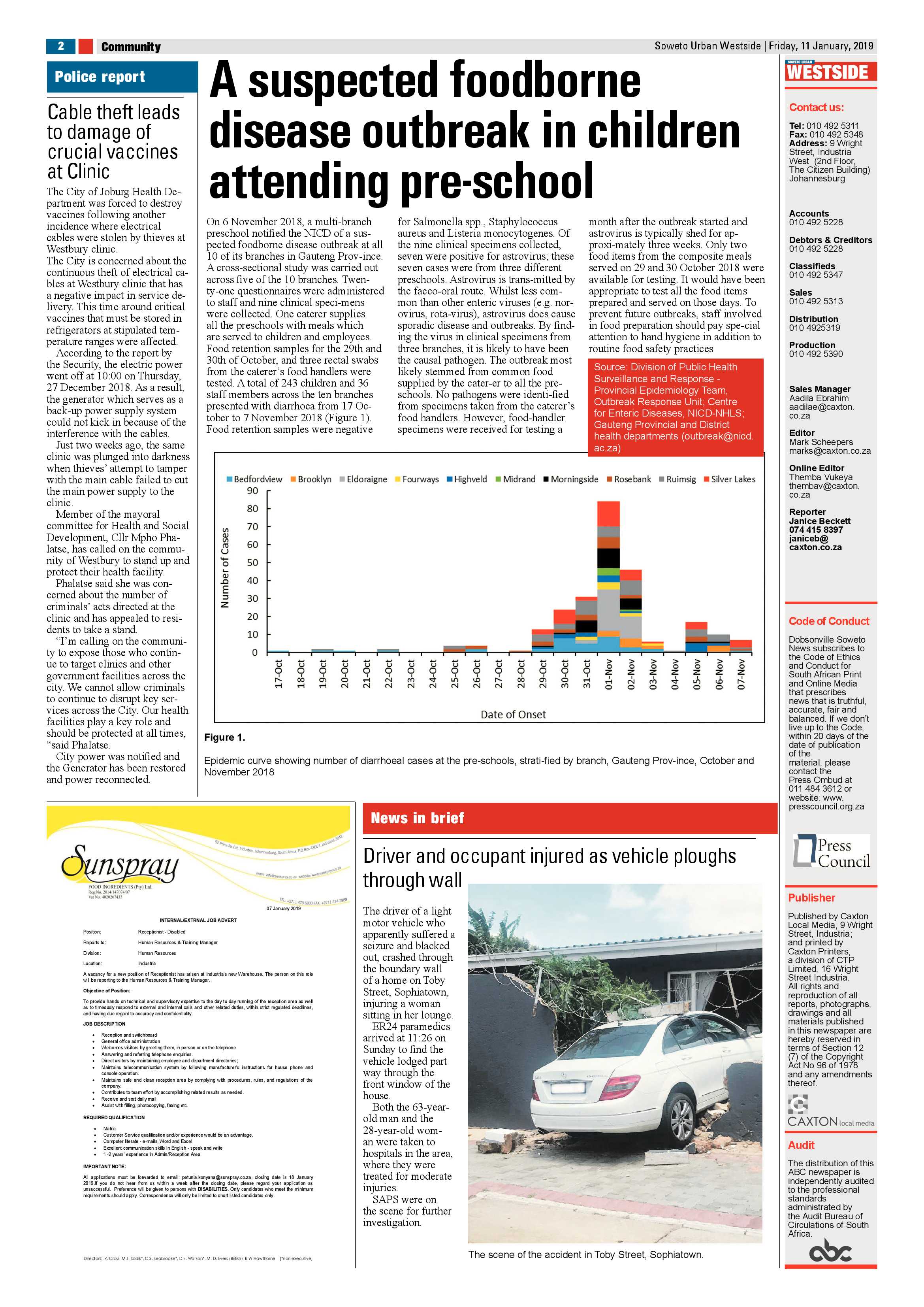 Jan 11 – Westbury News page 2