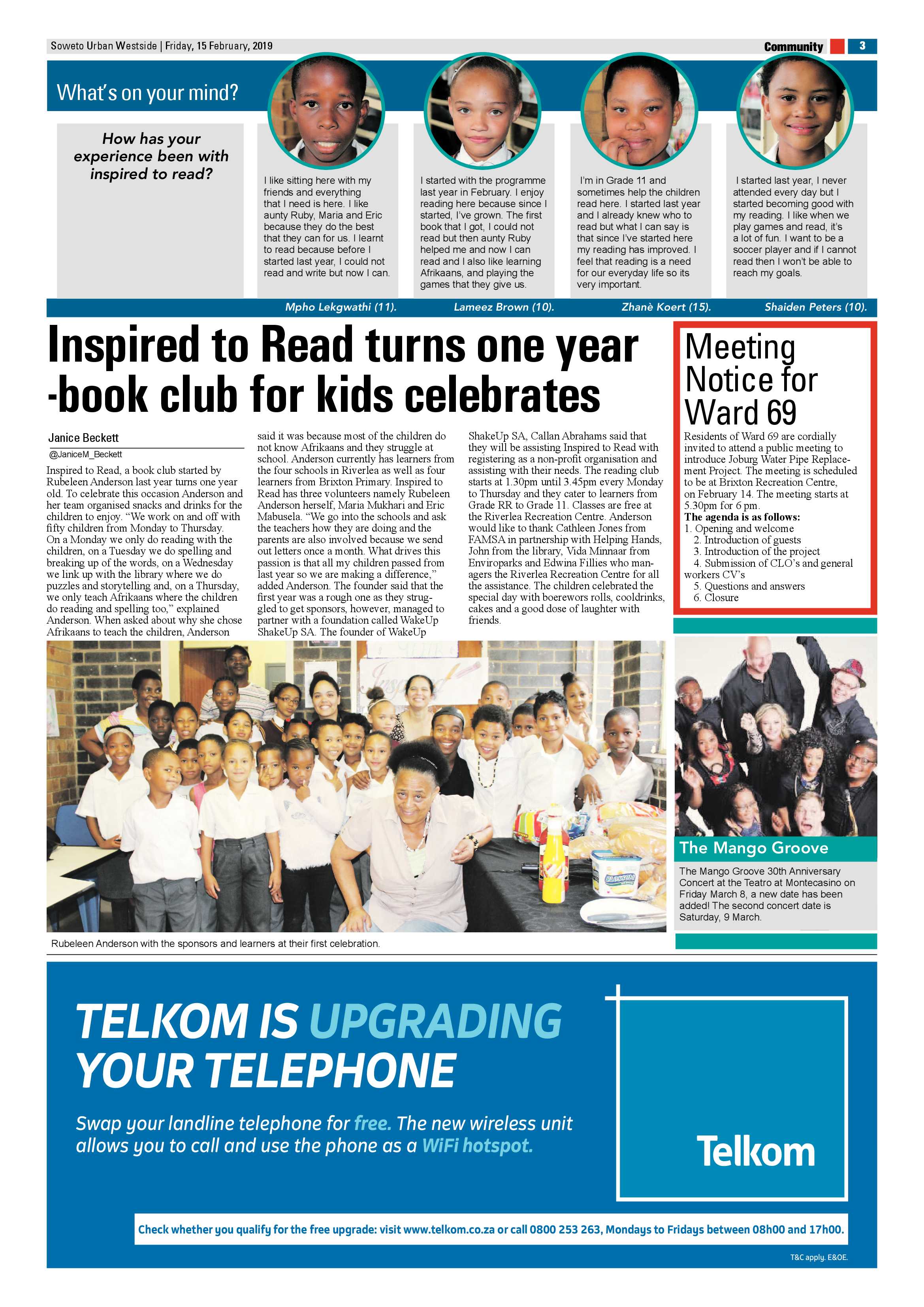 Westside News – February 15, 2019 page 3