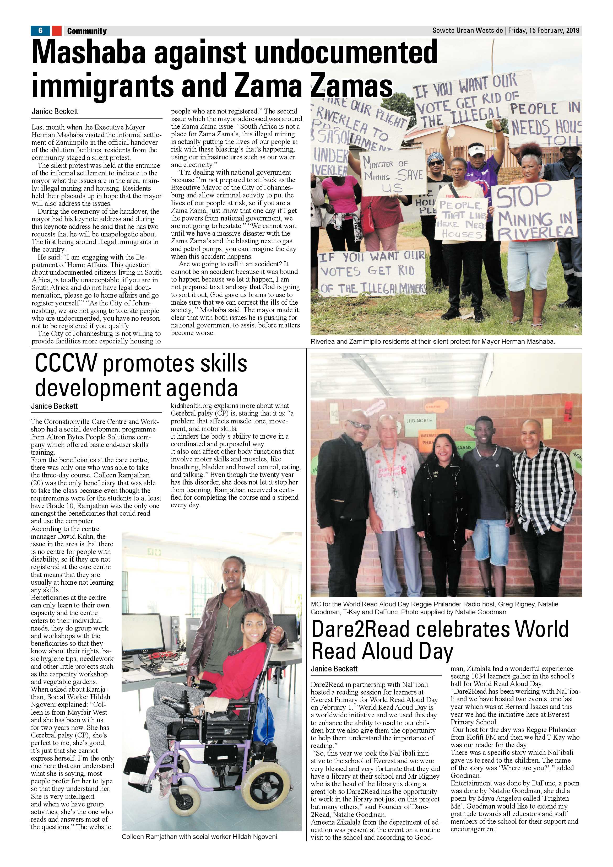 Westside News – February 15, 2019 page 6