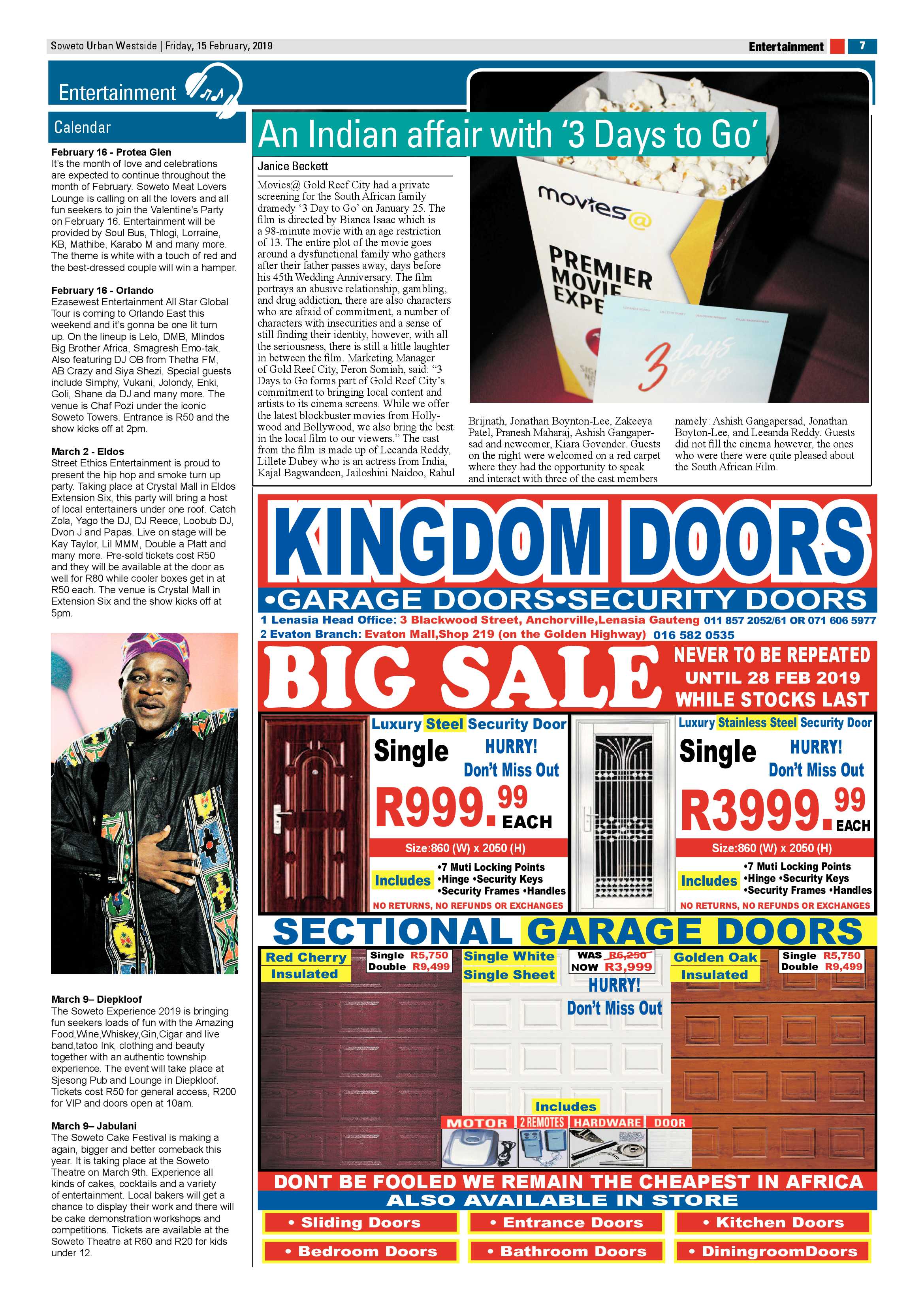 Westside News – February 15, 2019 page 7