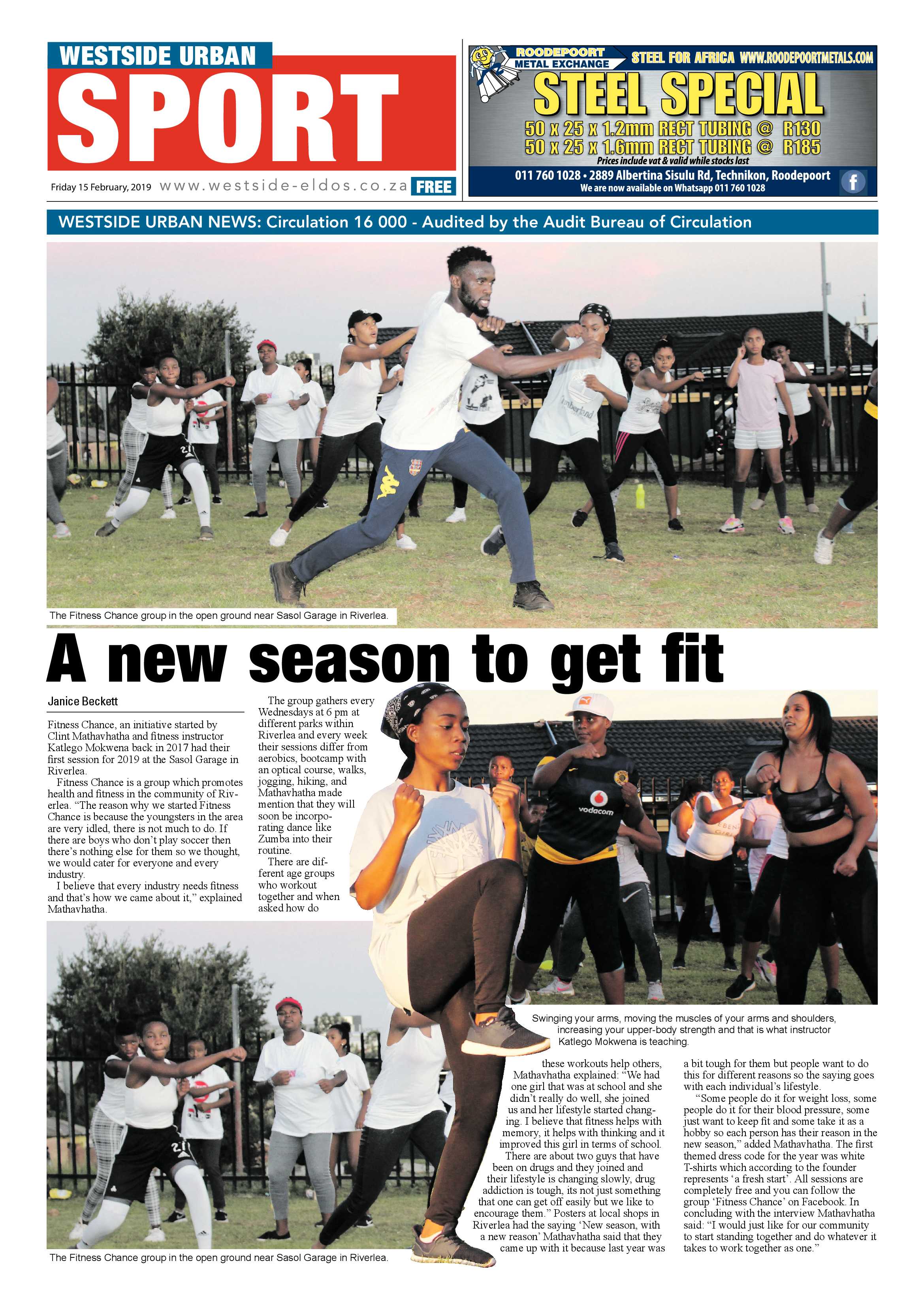 Westside News – February 15, 2019 page 8