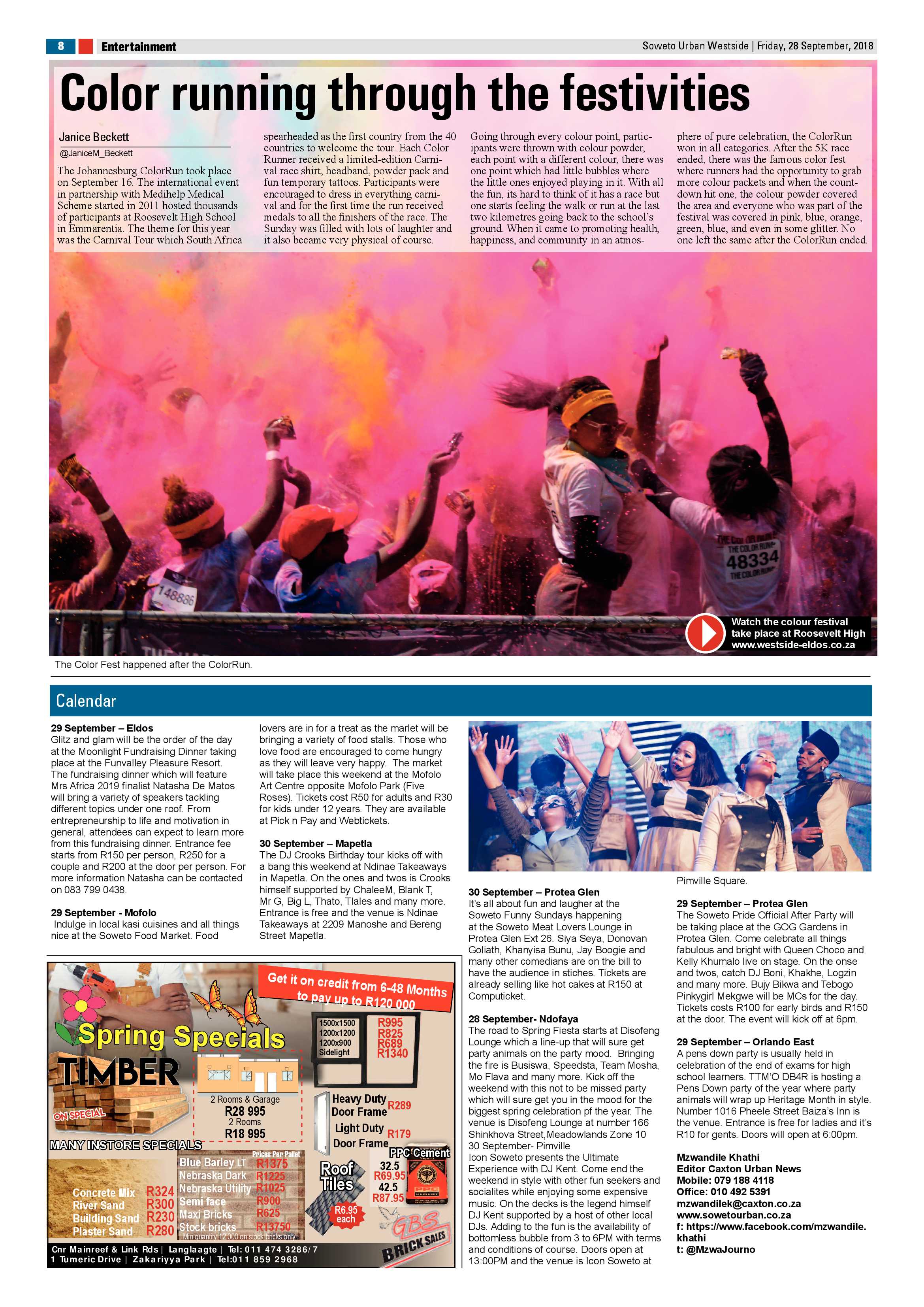 Westside – October 5, 2018 issue page 14