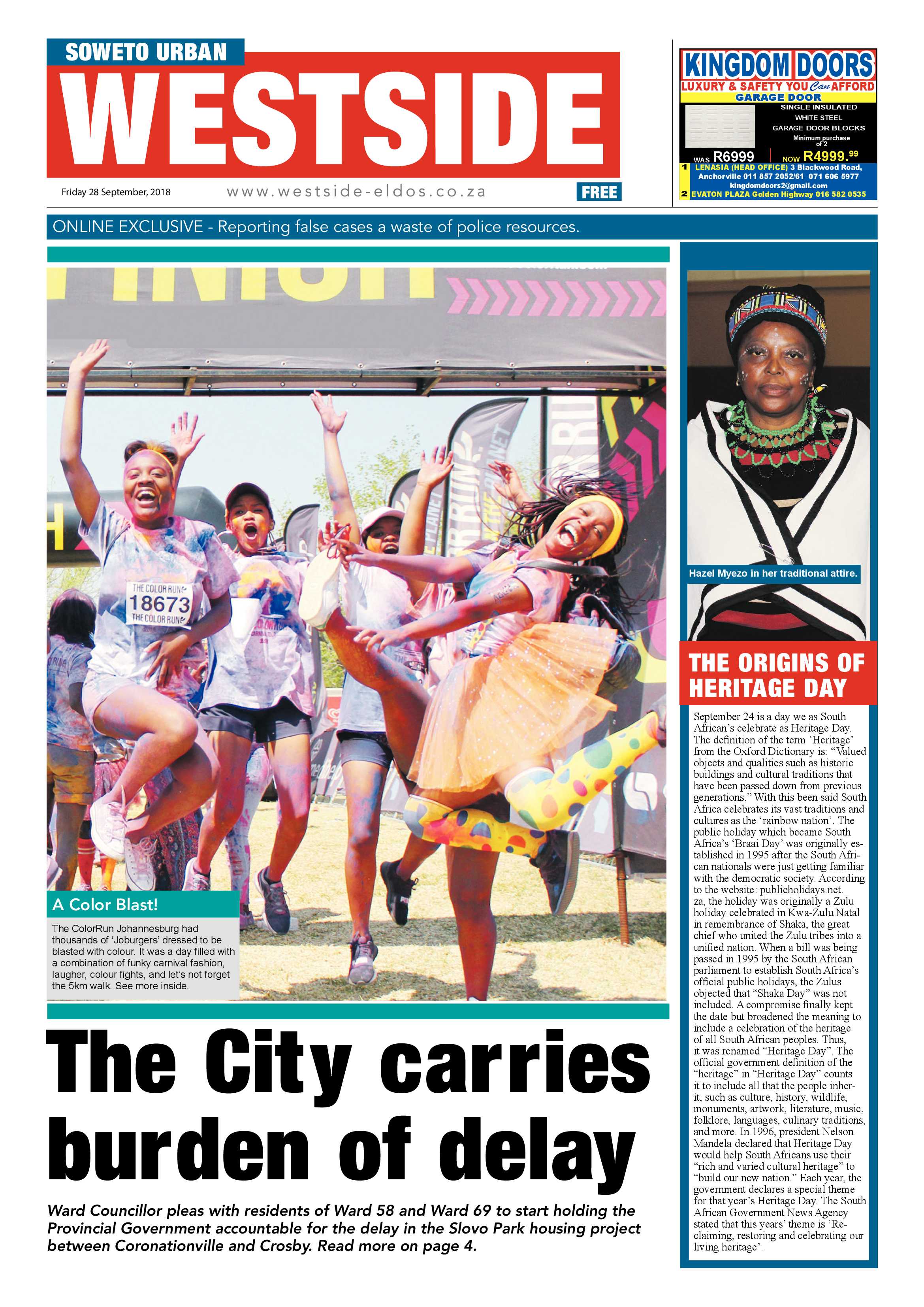 Westside – October 5, 2018 issue page 2