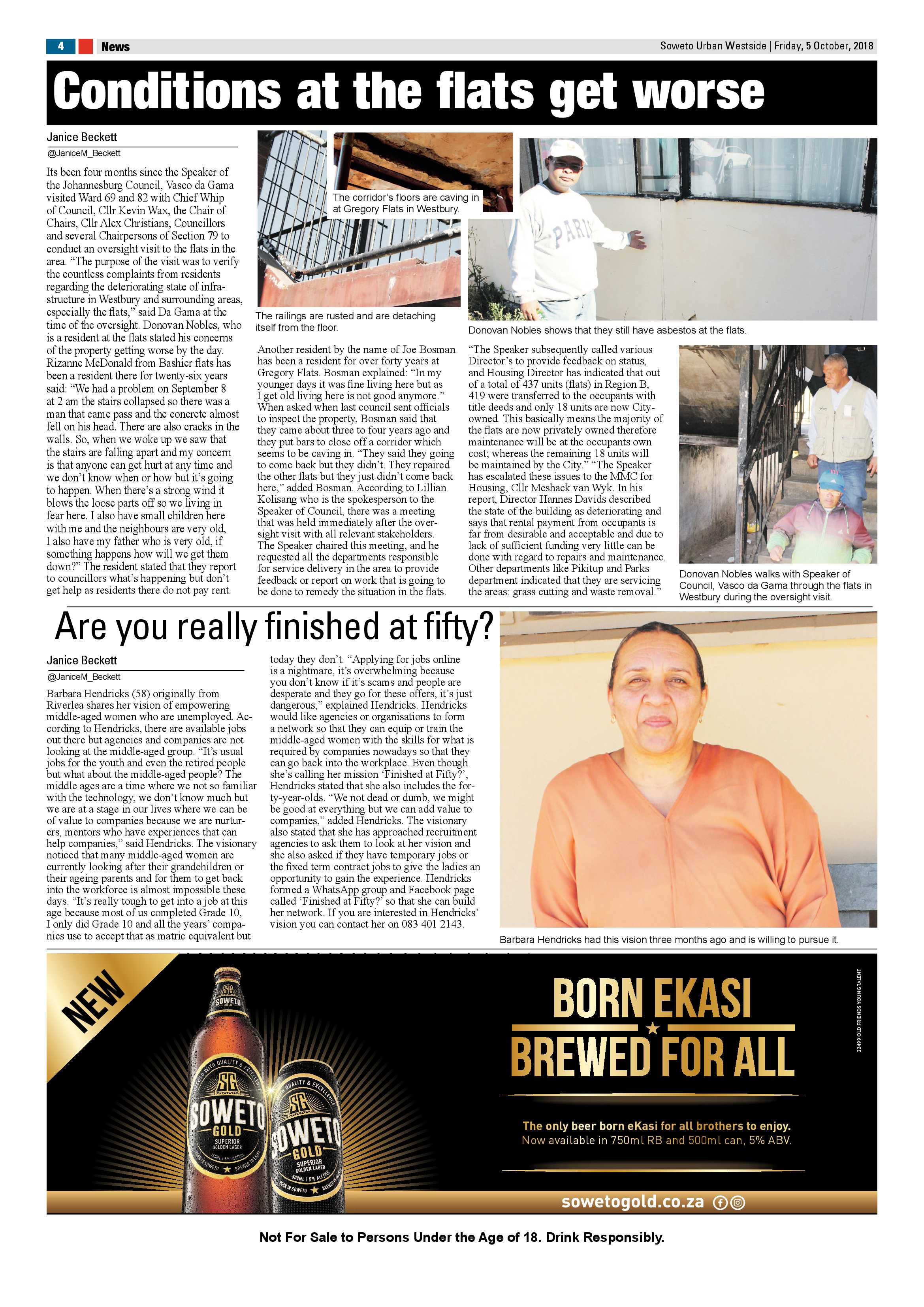 Westside – October 5, 2018 issue page 5