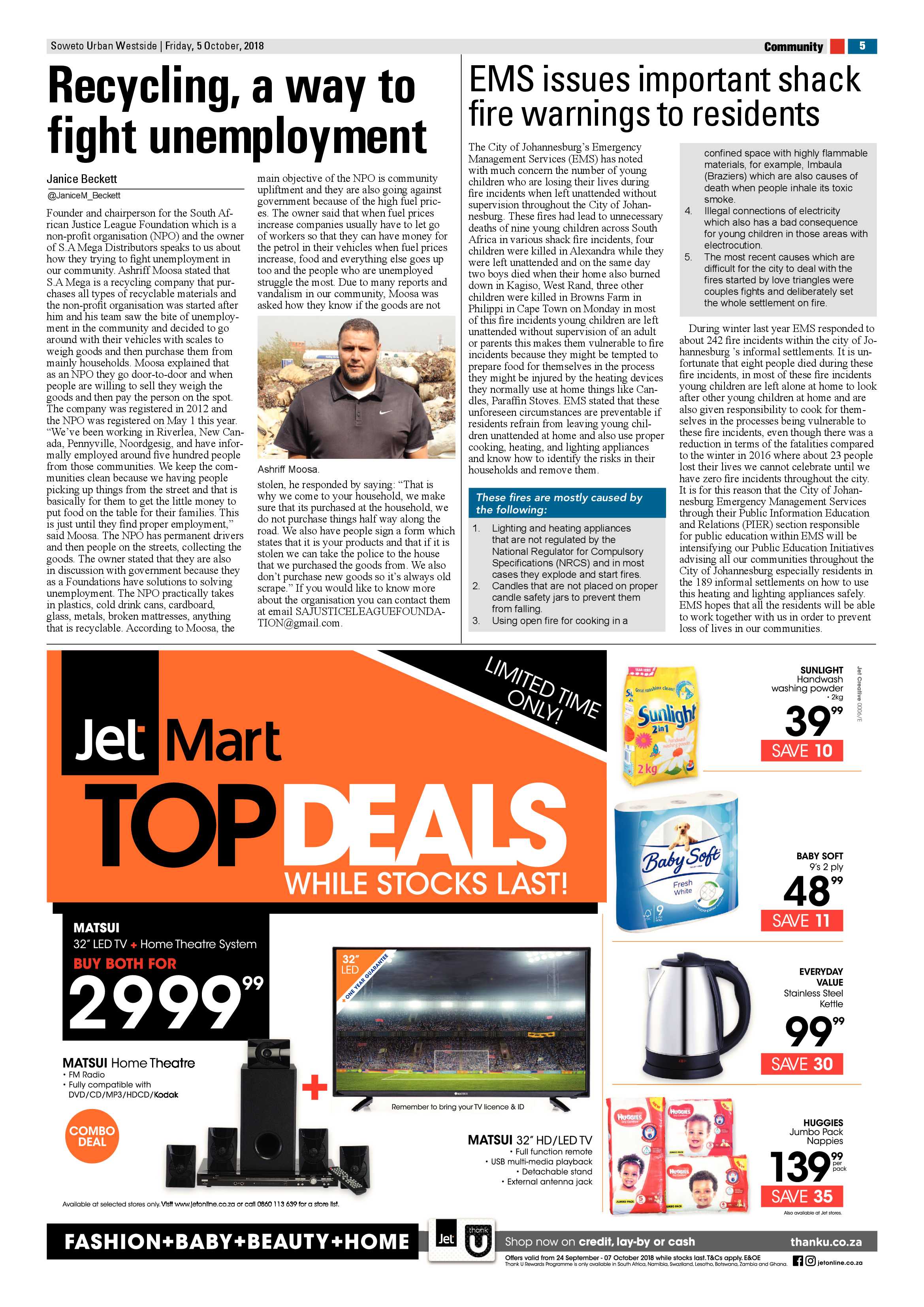 Westside – October 5, 2018 issue page 7