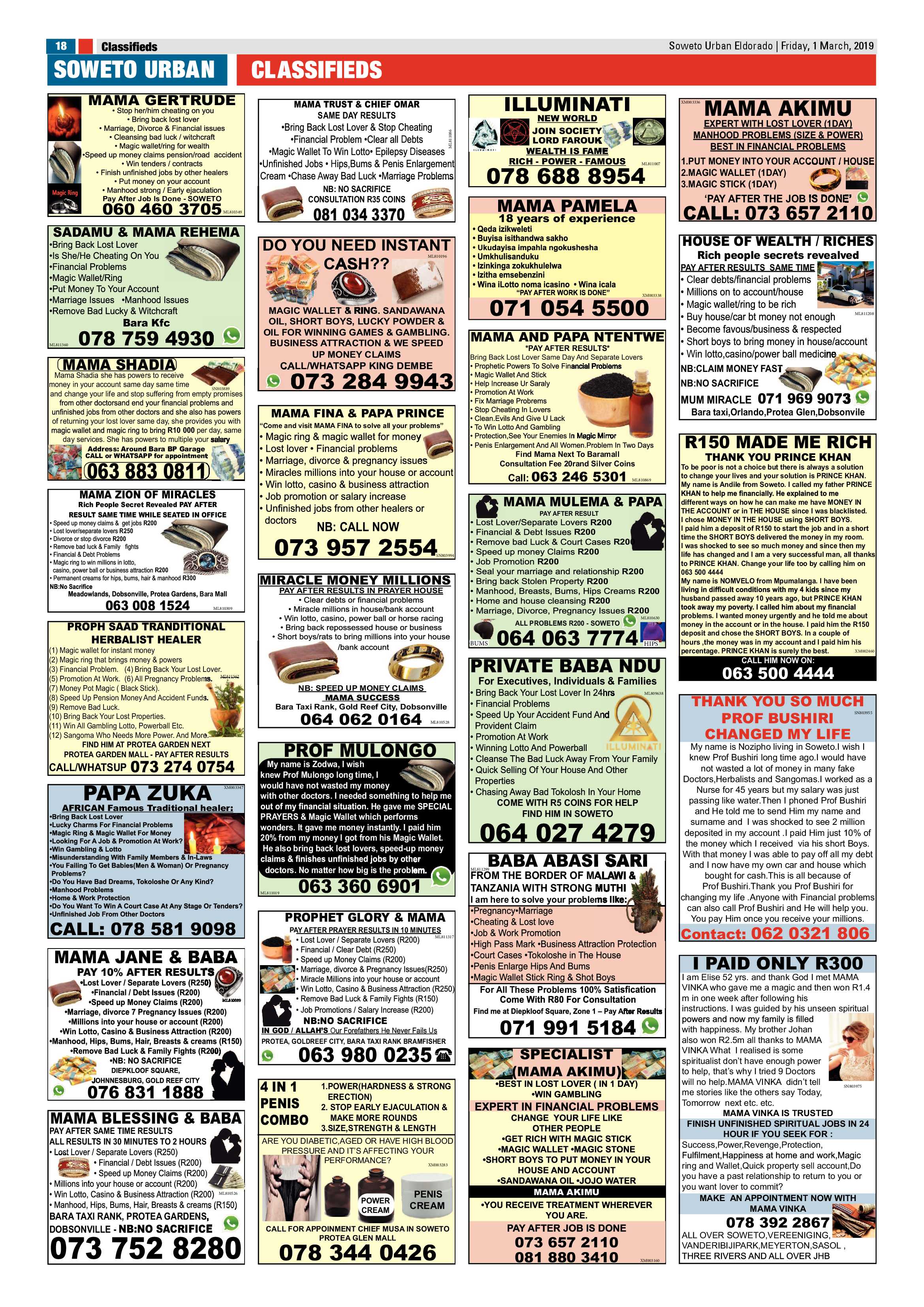 Eldorado Park news– March 1, 2019 page 18