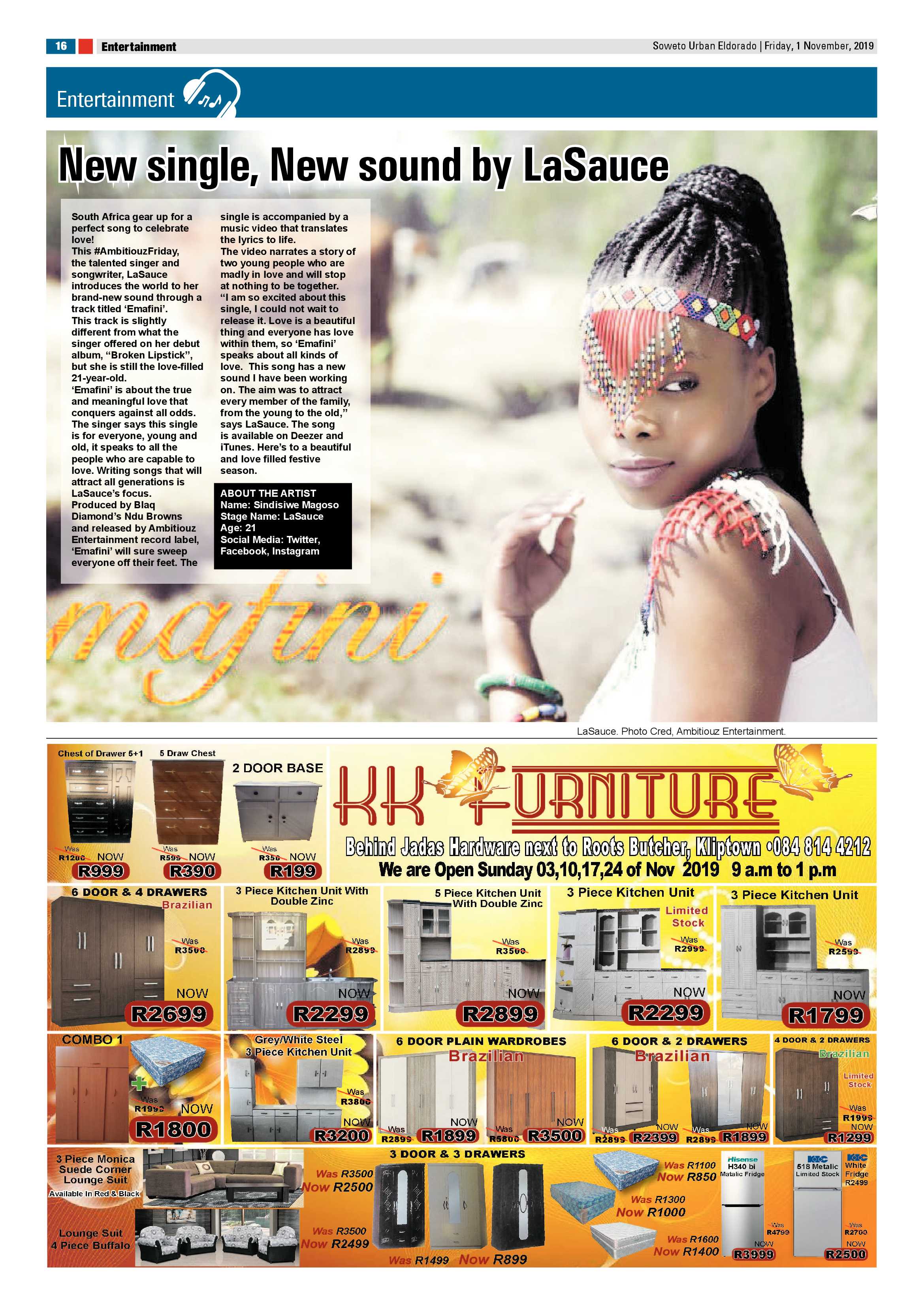 Eldorado News – November 01, 2019 page 16