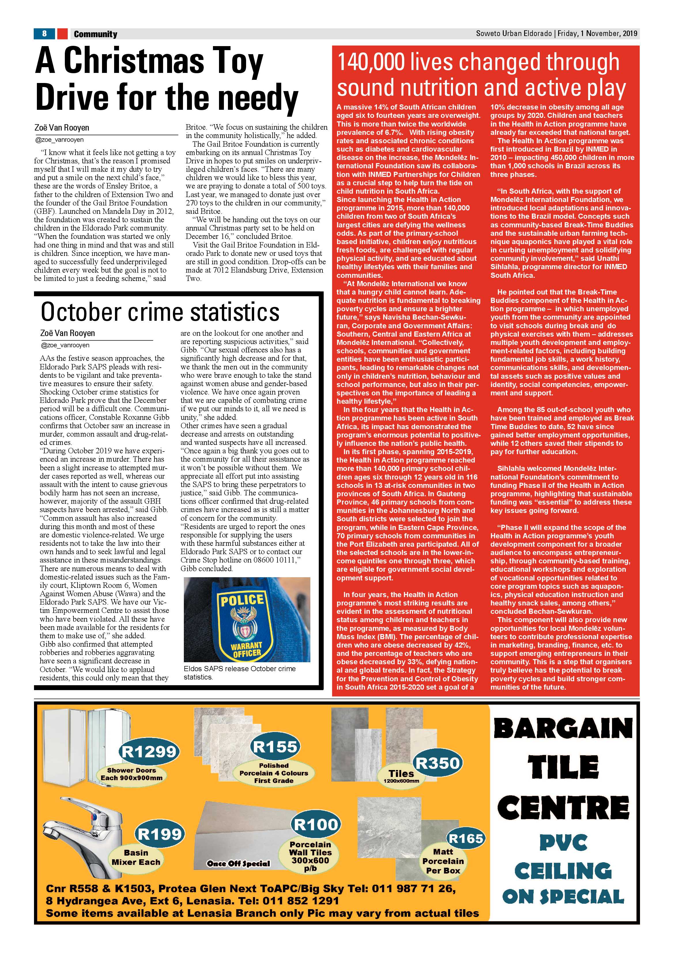 Eldorado News – November 01, 2019 page 8