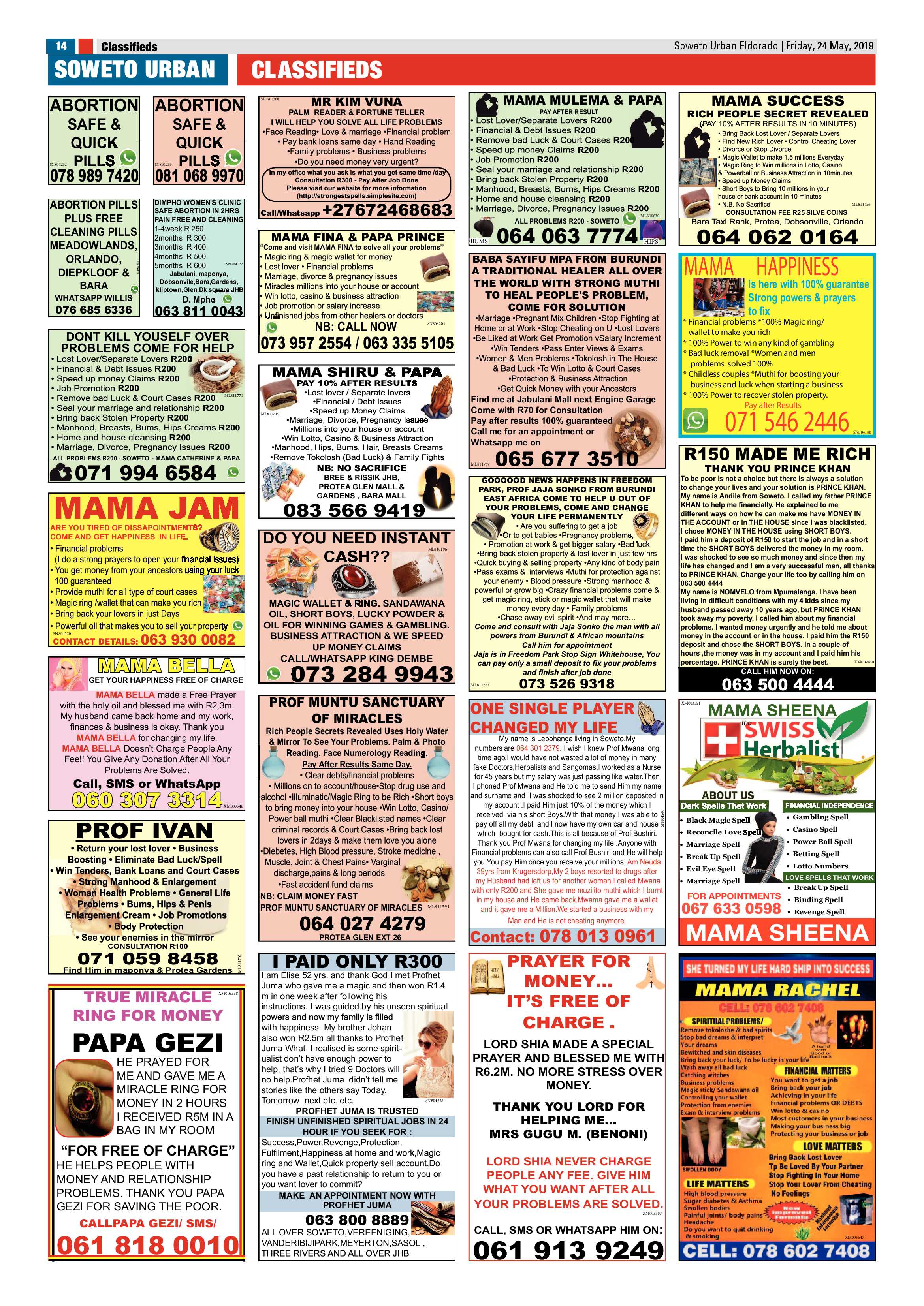 Eldorado News – May 25, 2019 page 14