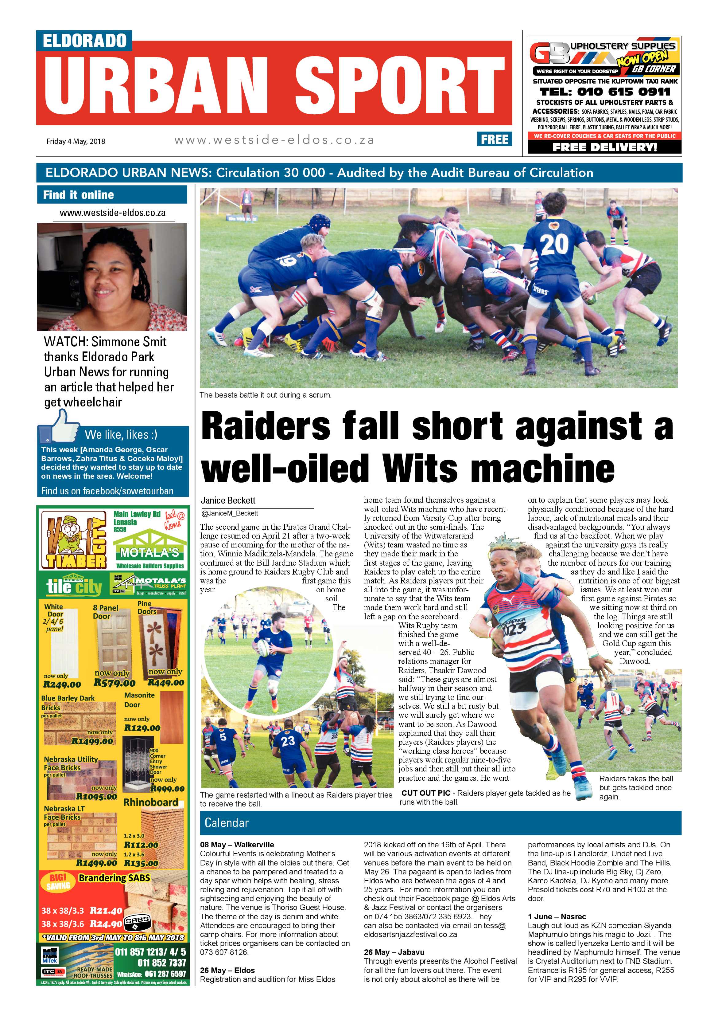 Eldorado Park – May 4, 2018 issue page 12