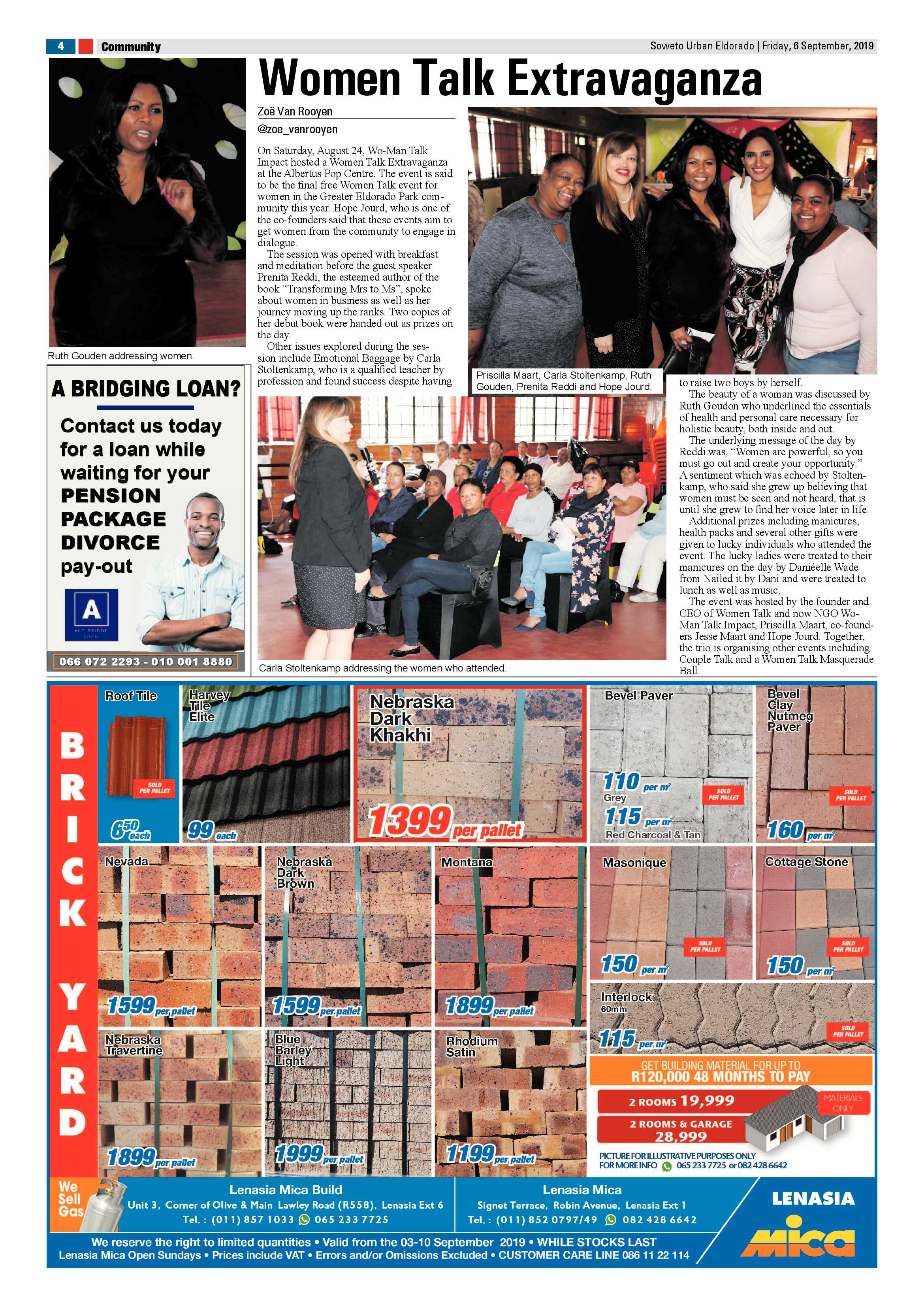 Eldorado News – September 06, 2019 page 4