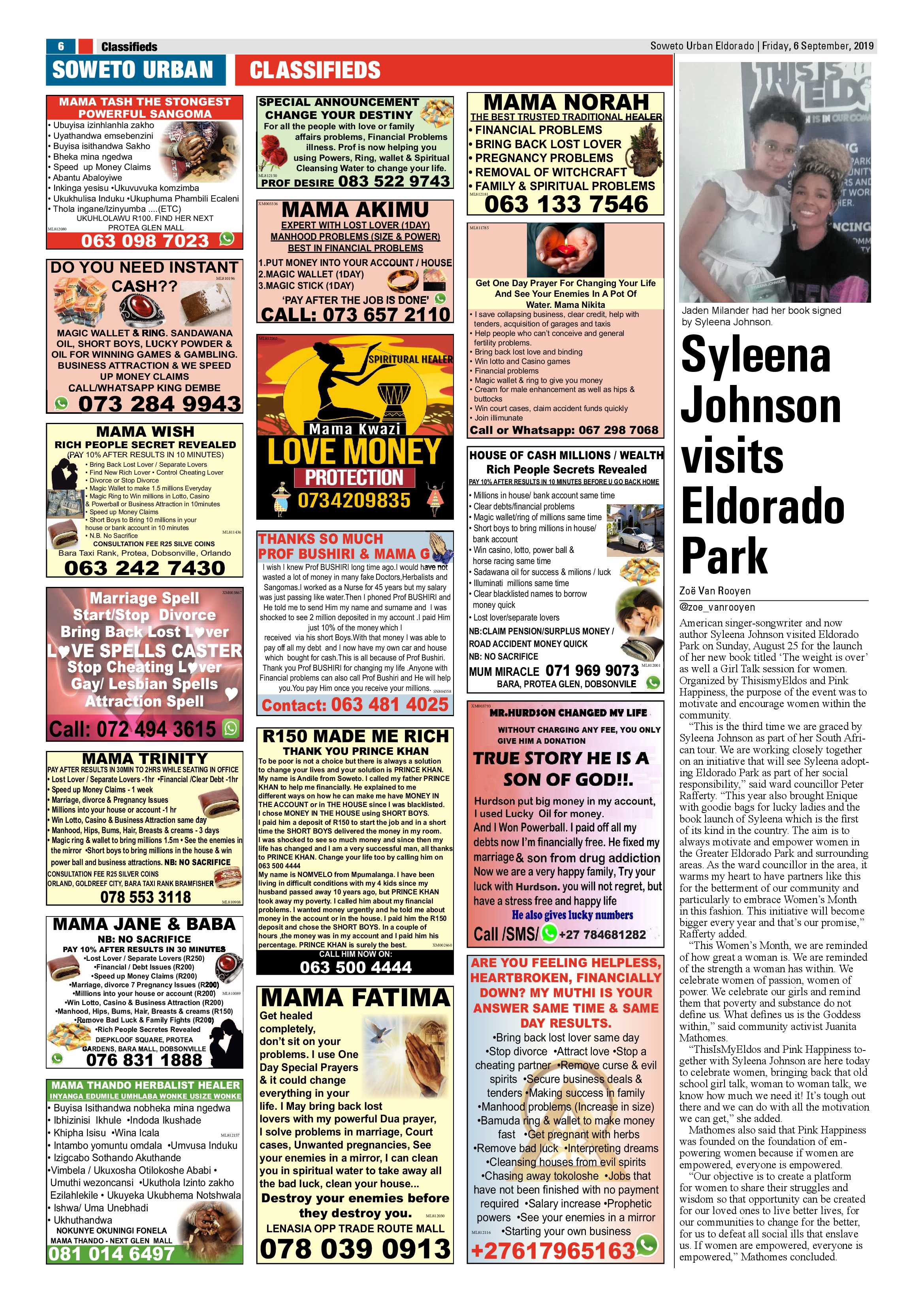 Eldorado News – September 06, 2019 page 6