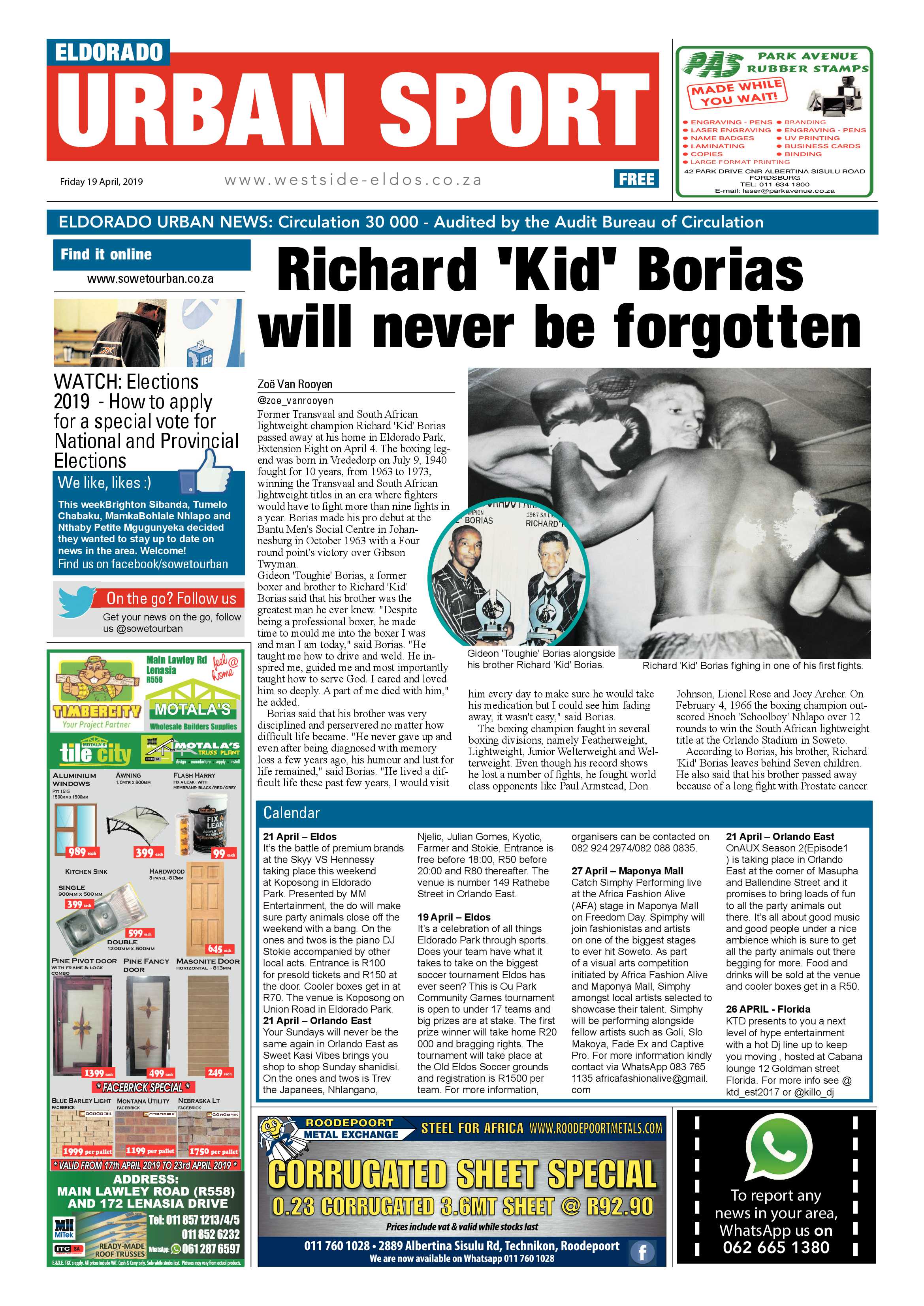 Eldorado News – April 19 , 2019 page 8