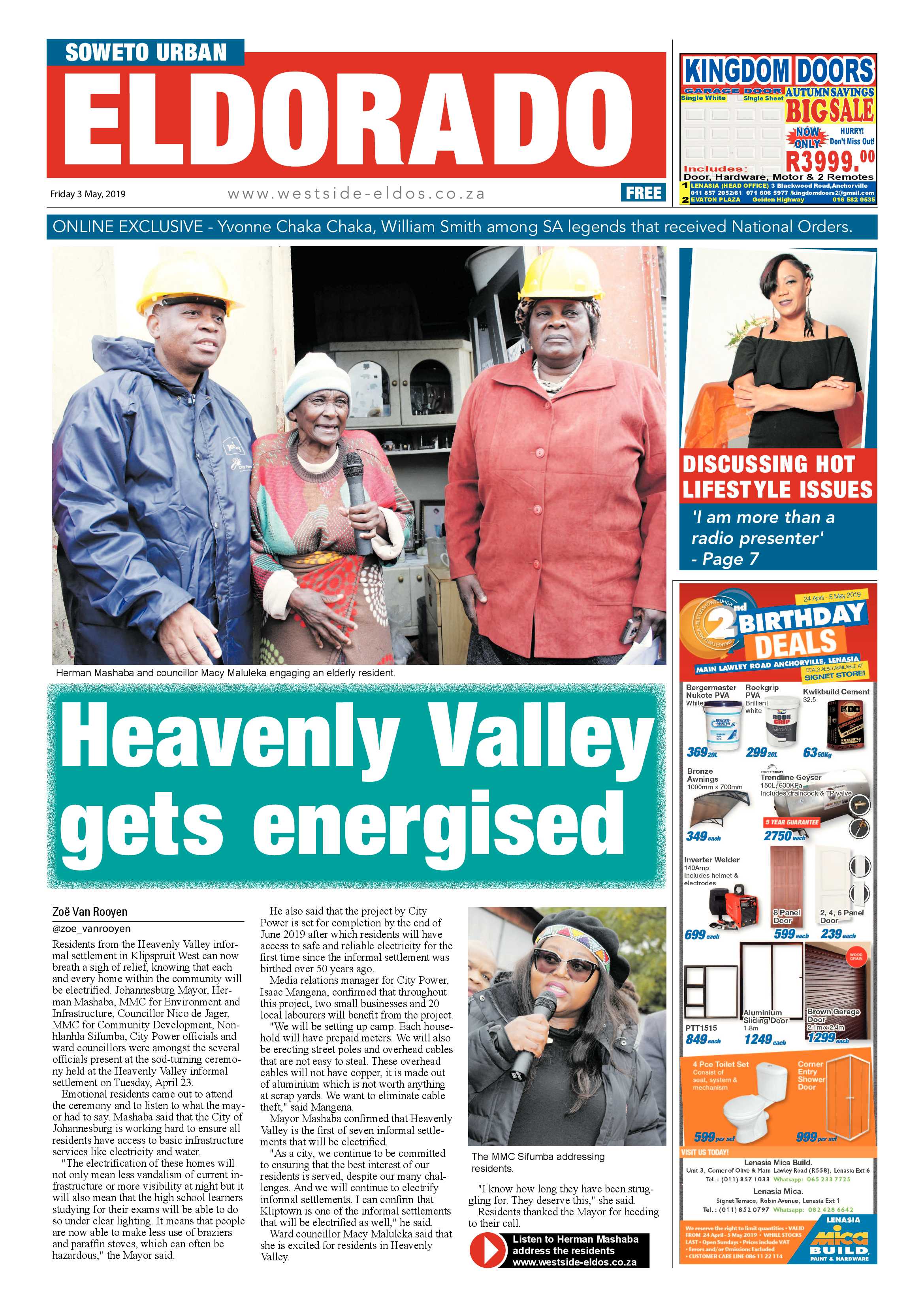 Eldorado News – May 03, 2019 page 1