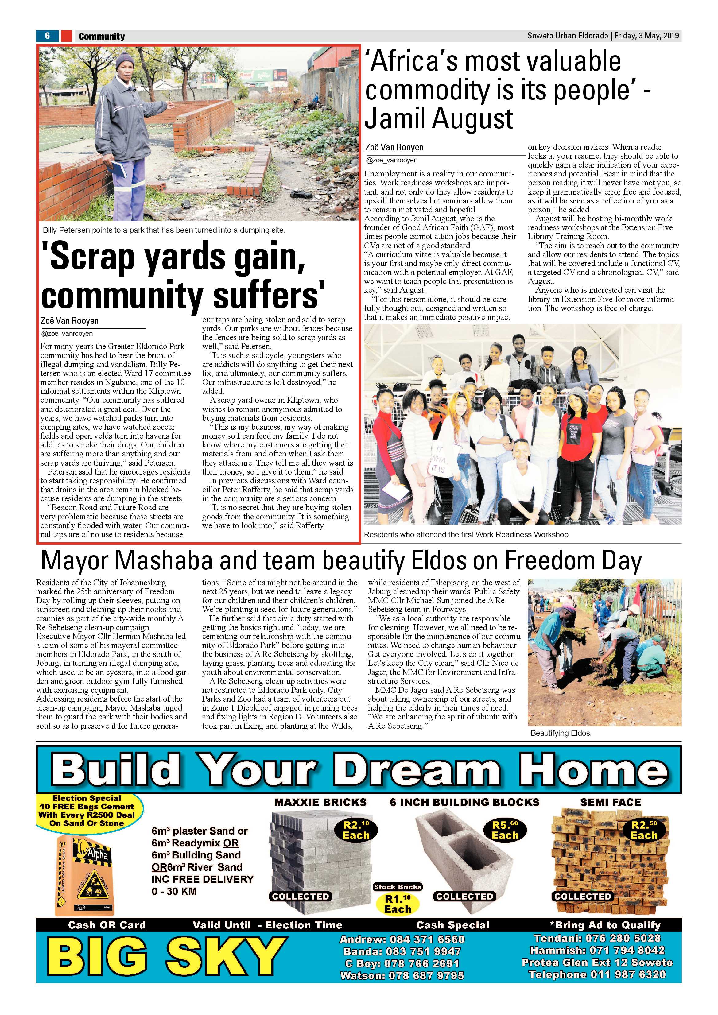 Eldorado News – May 03, 2019 page 6