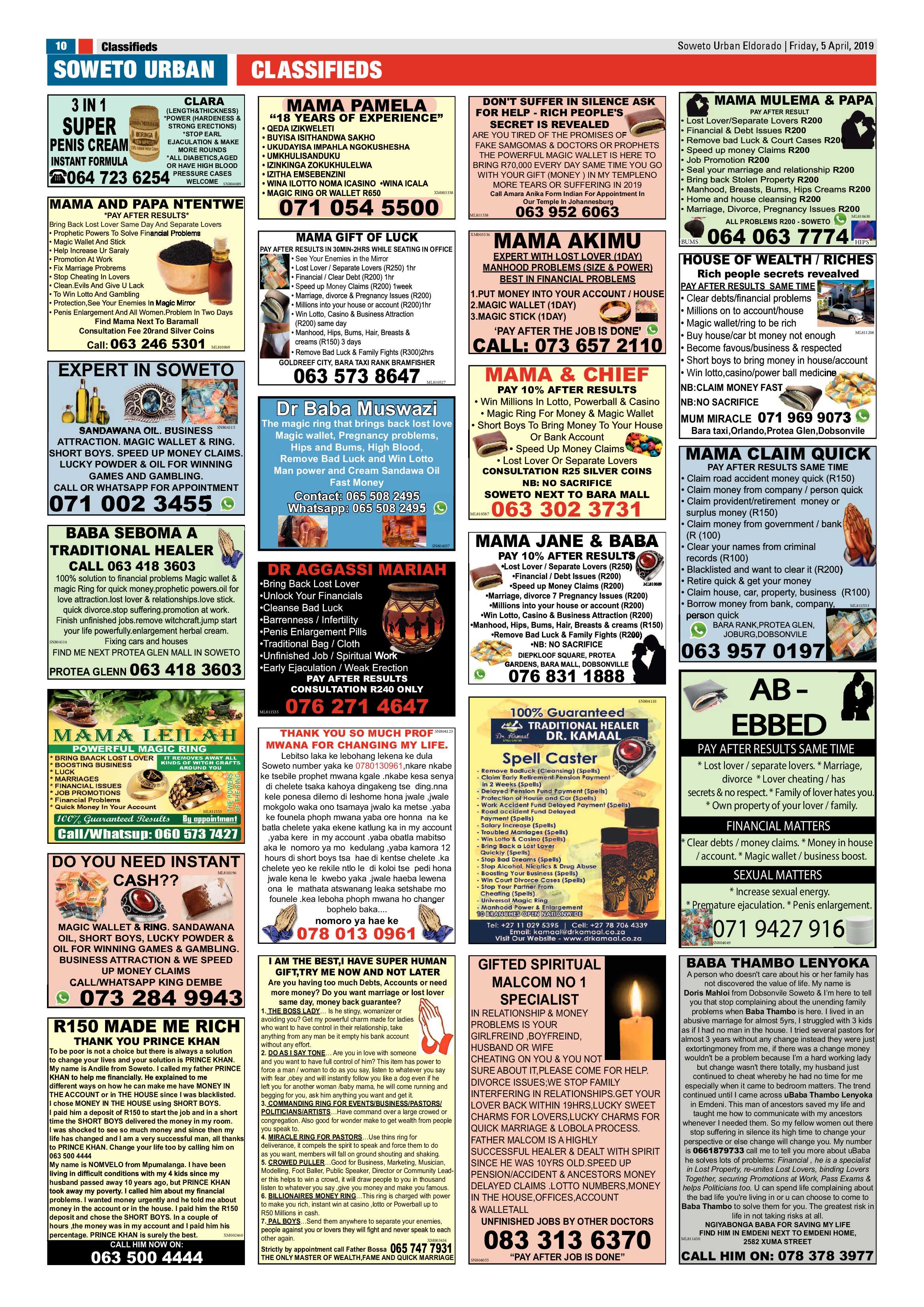 Eldorado News – April 5 , 2019 page 10