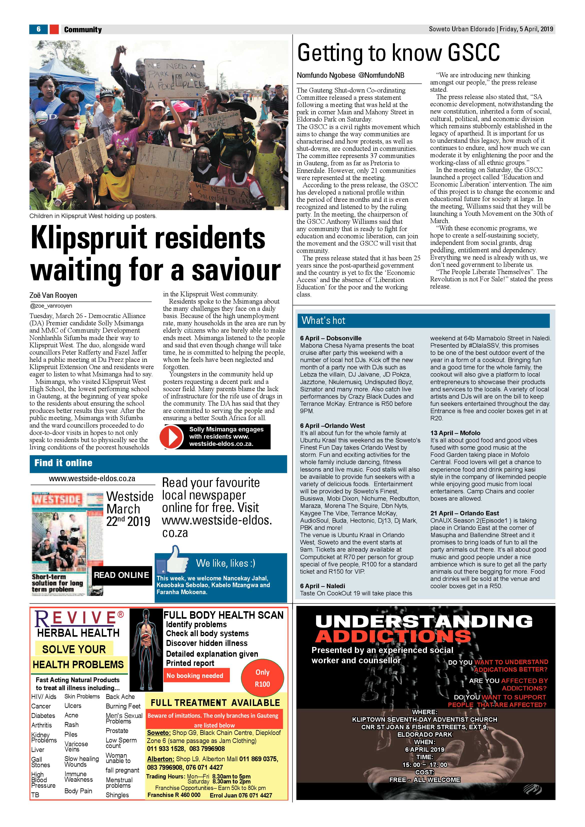 Eldorado News – April 5 , 2019 page 6