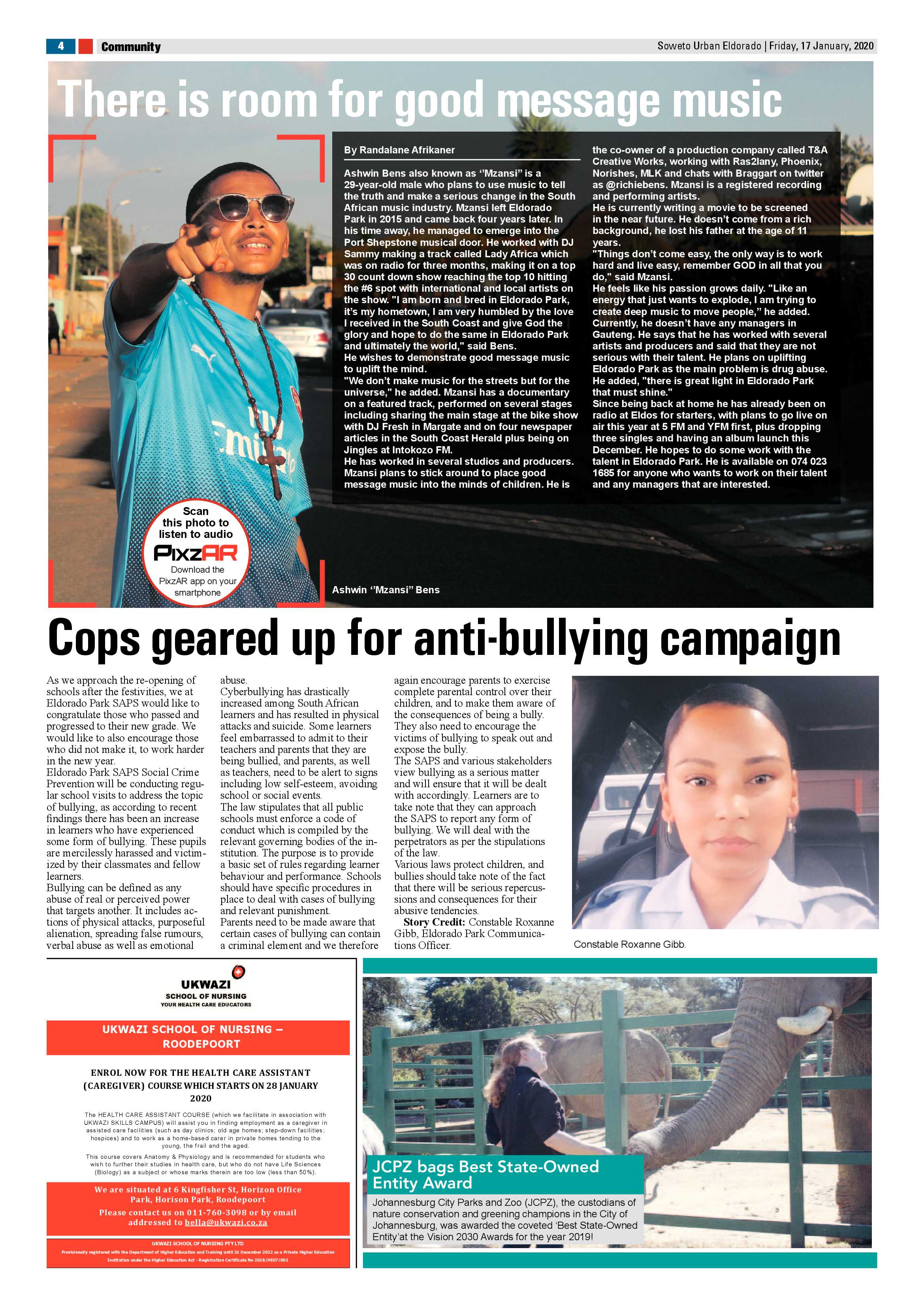 Eldos News – January 17, 2020 page 4
