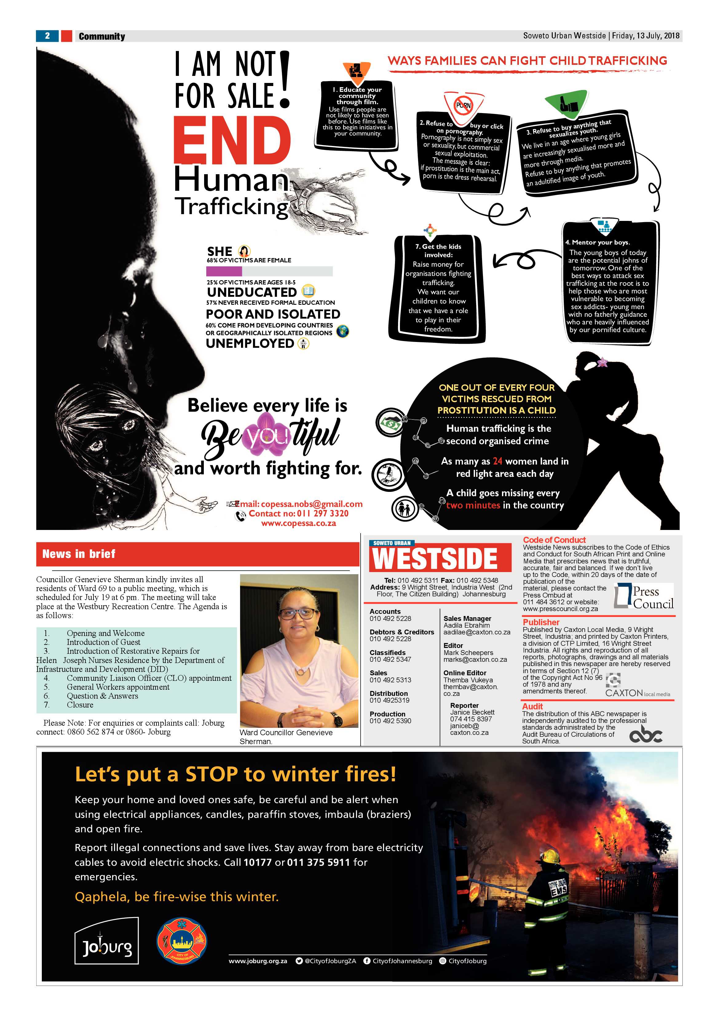 Westside – July 13, 2018 issue page 2