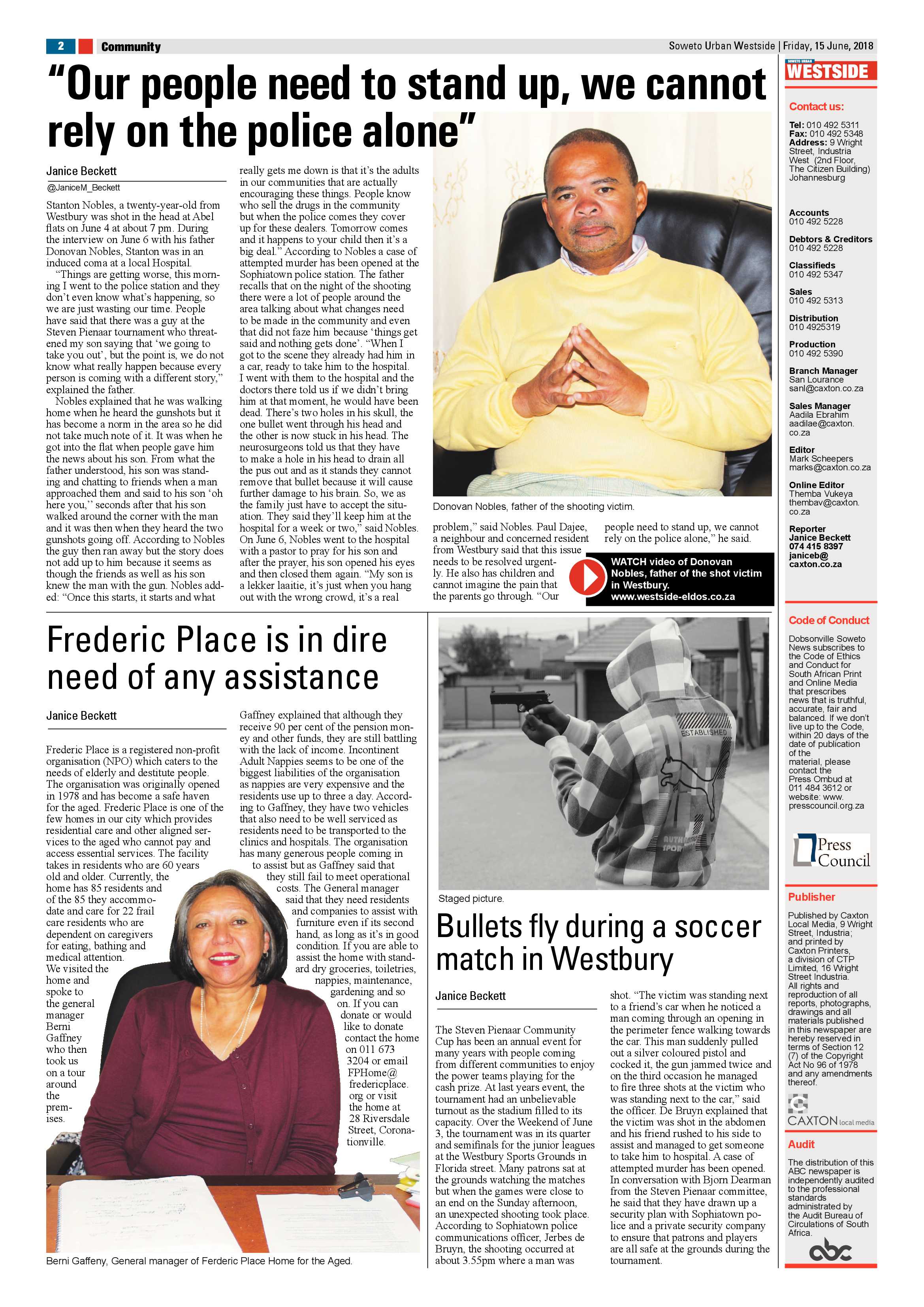 Westside – June 15, 2018 page 2
