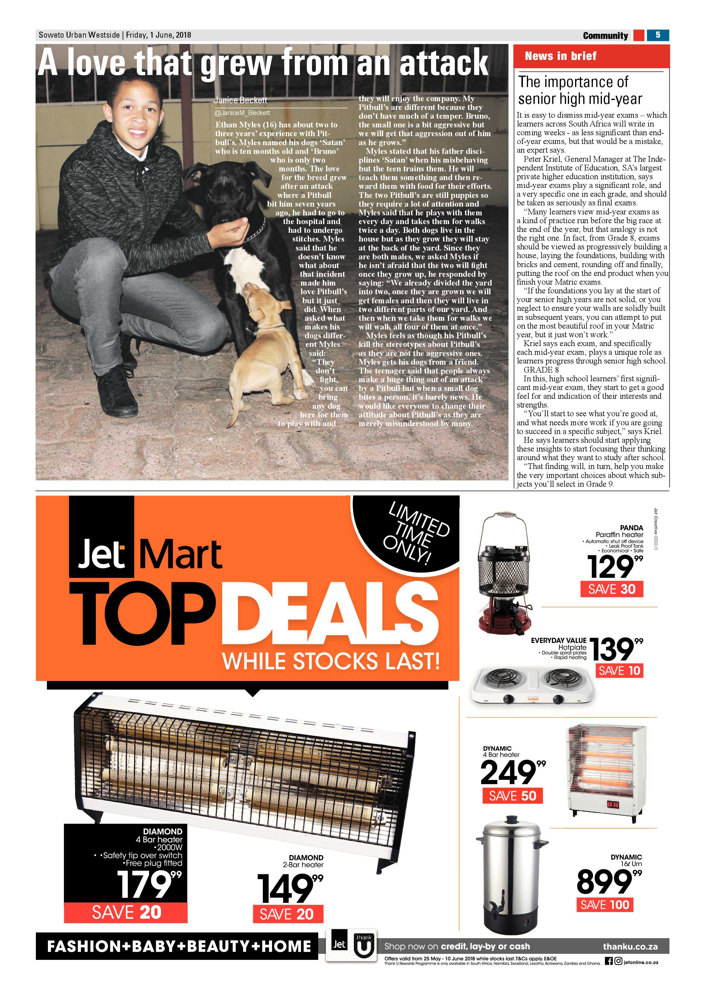 Westside – June 1, 2018 issue page 5