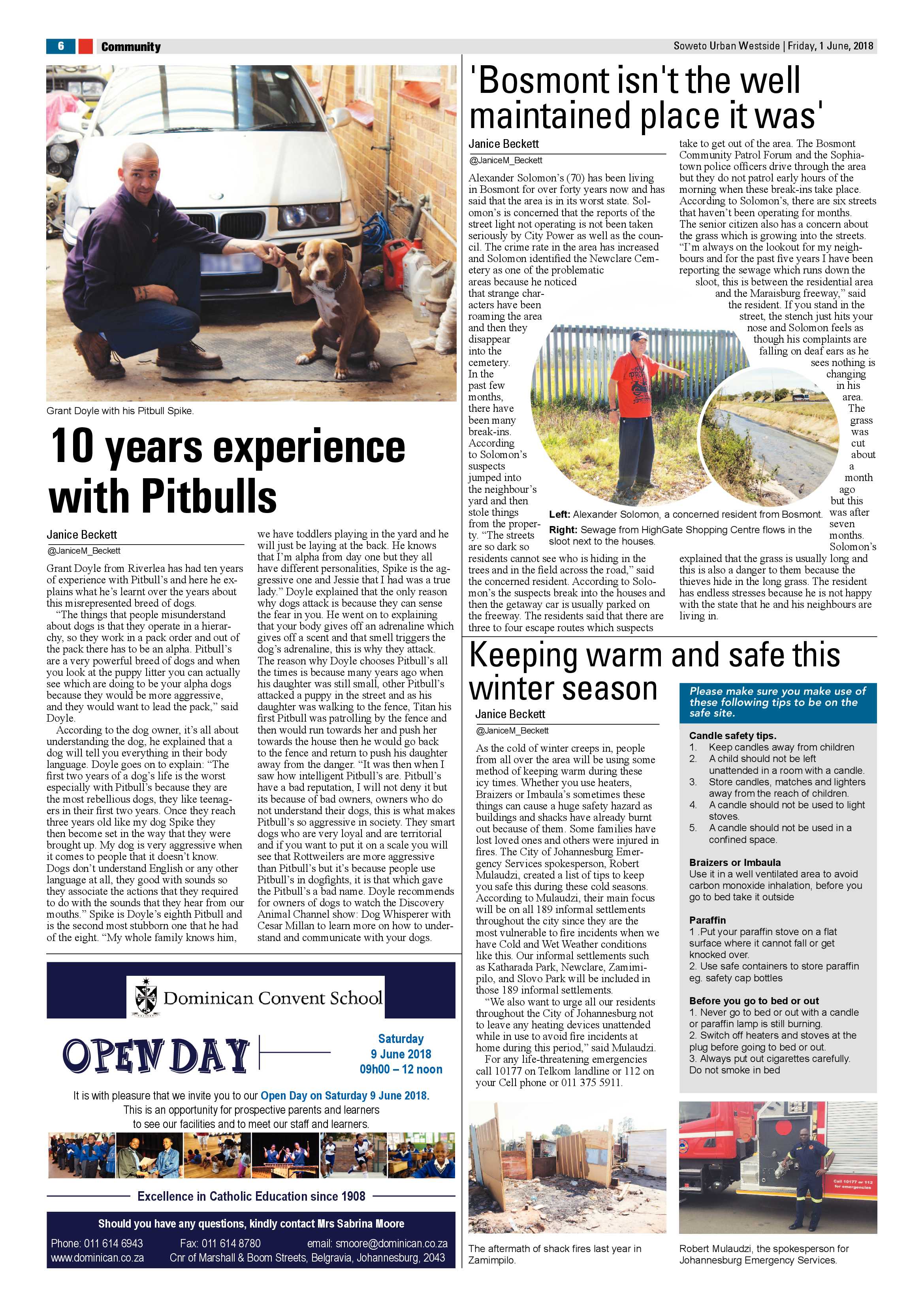 Westside – June 1, 2018 issue page 6