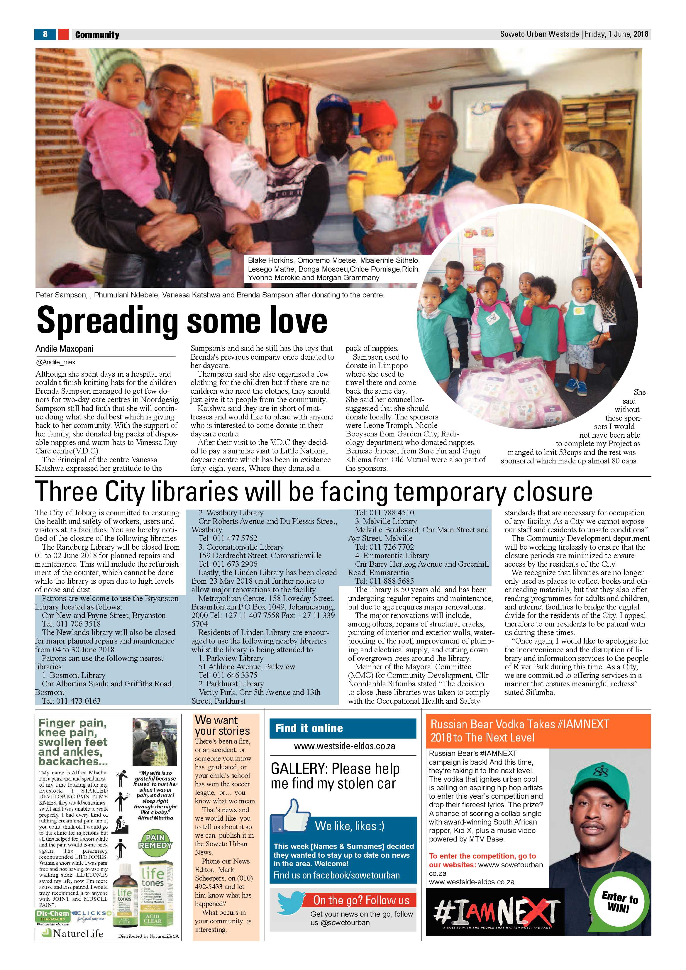 Westside – June 1, 2018 issue page 8