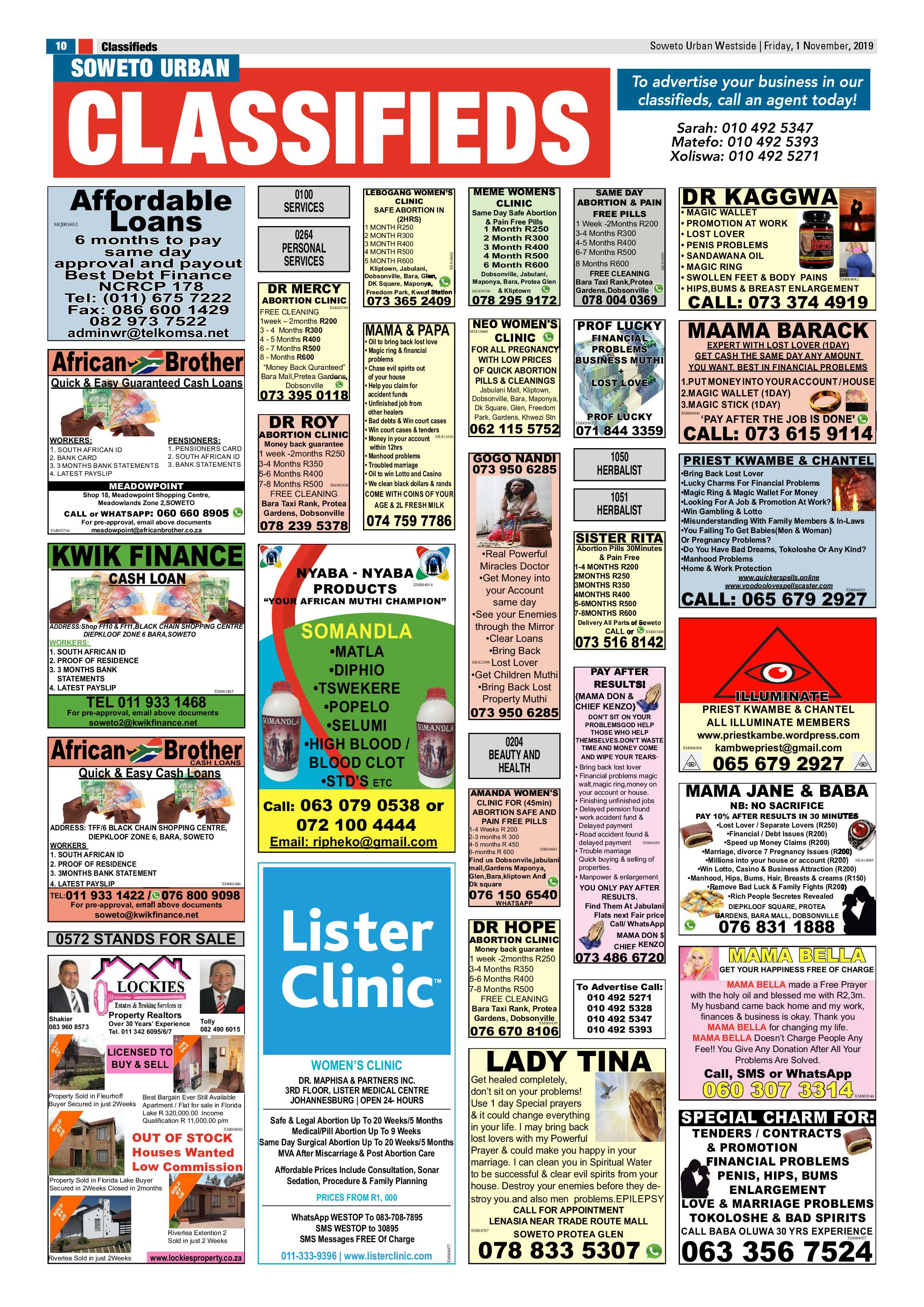 Westside News – November 01, 2019 page 10