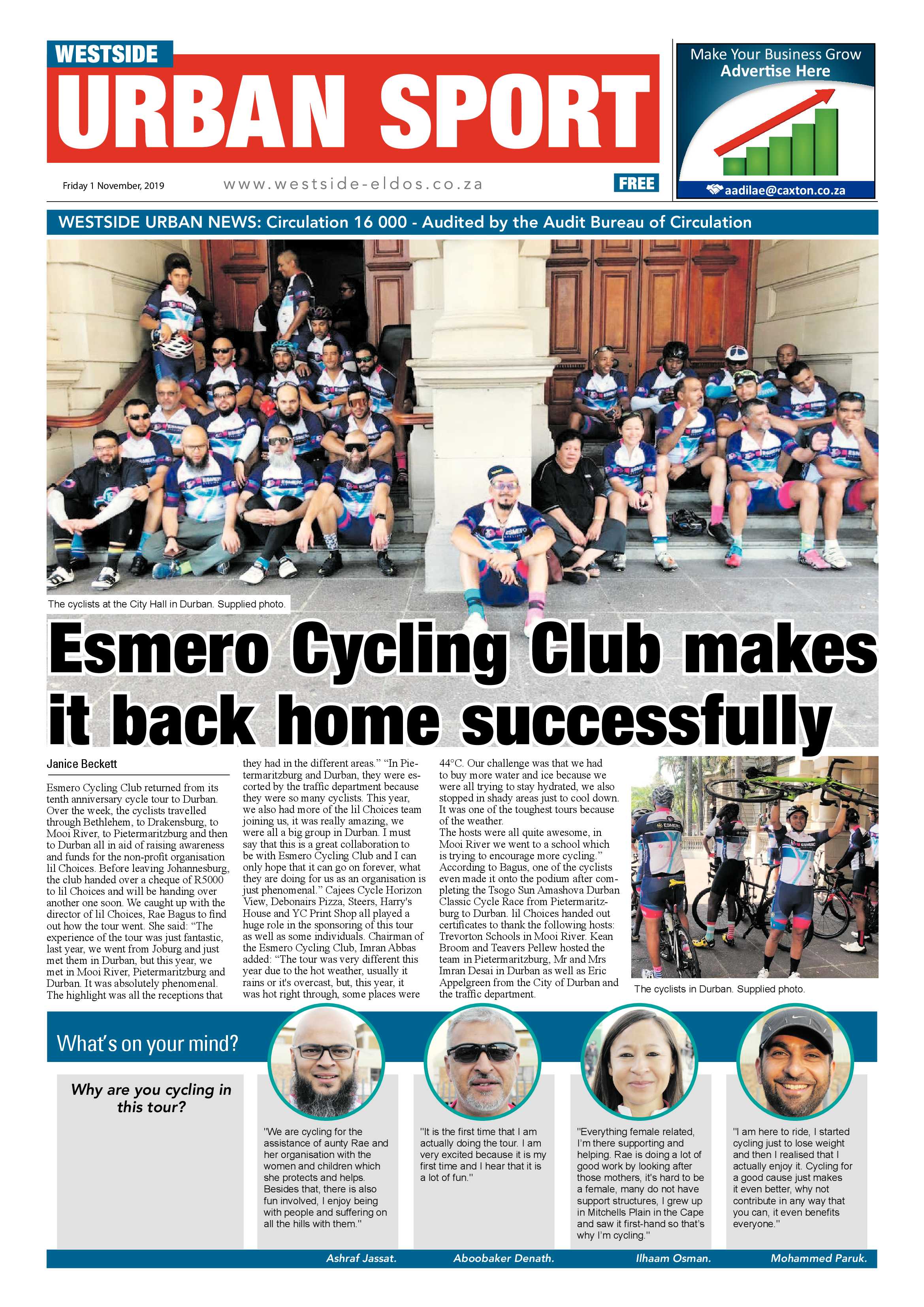 Westside News – November 01, 2019 page 12