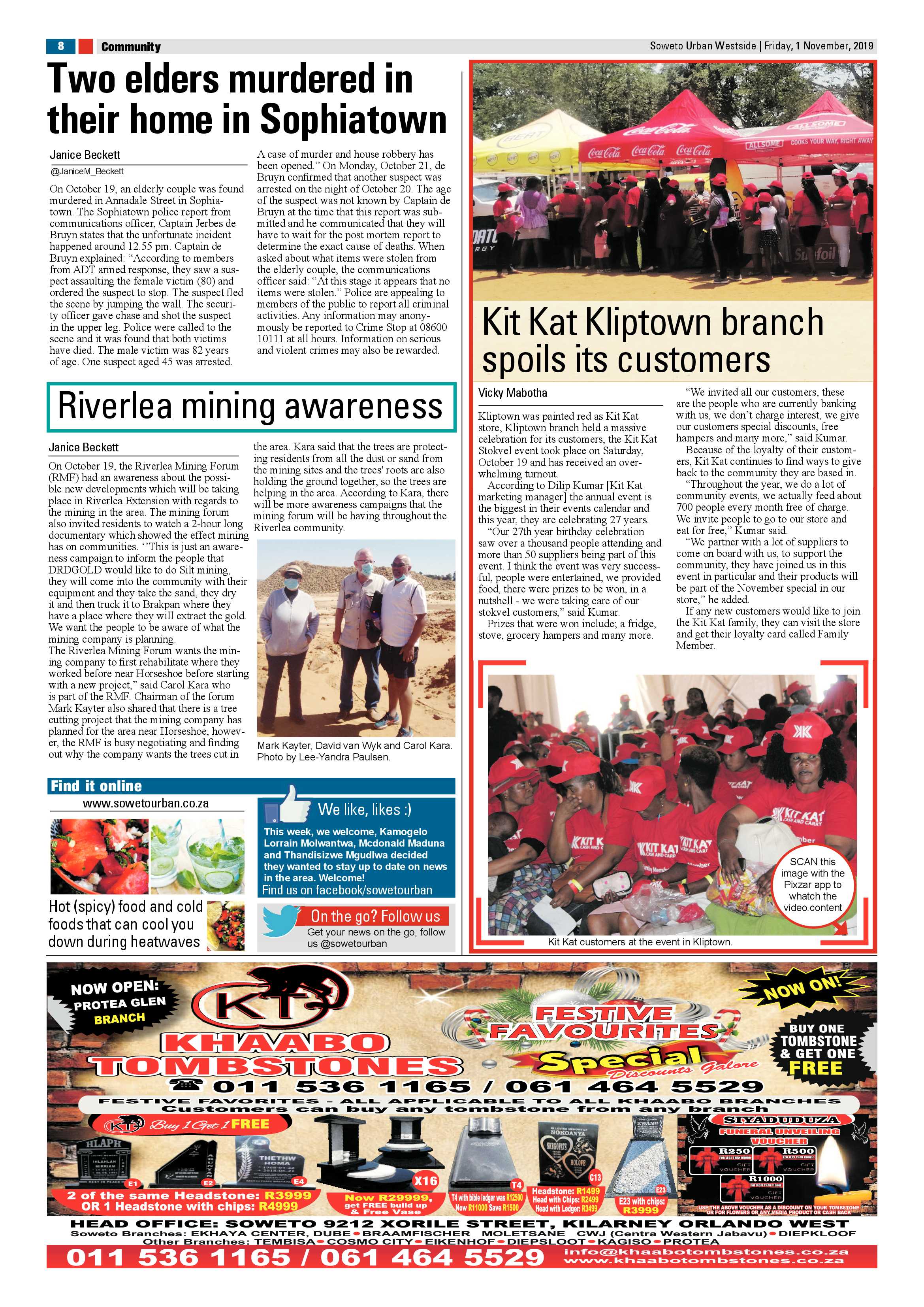 Westside News – November 01, 2019 page 8