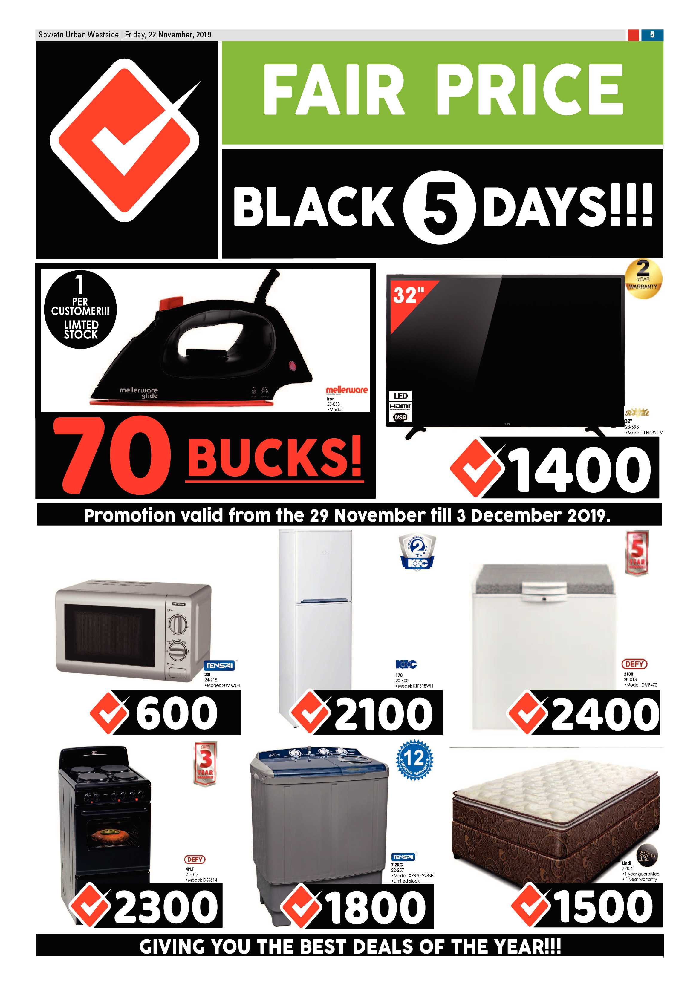 Westside News – November 22, 2019 page 5