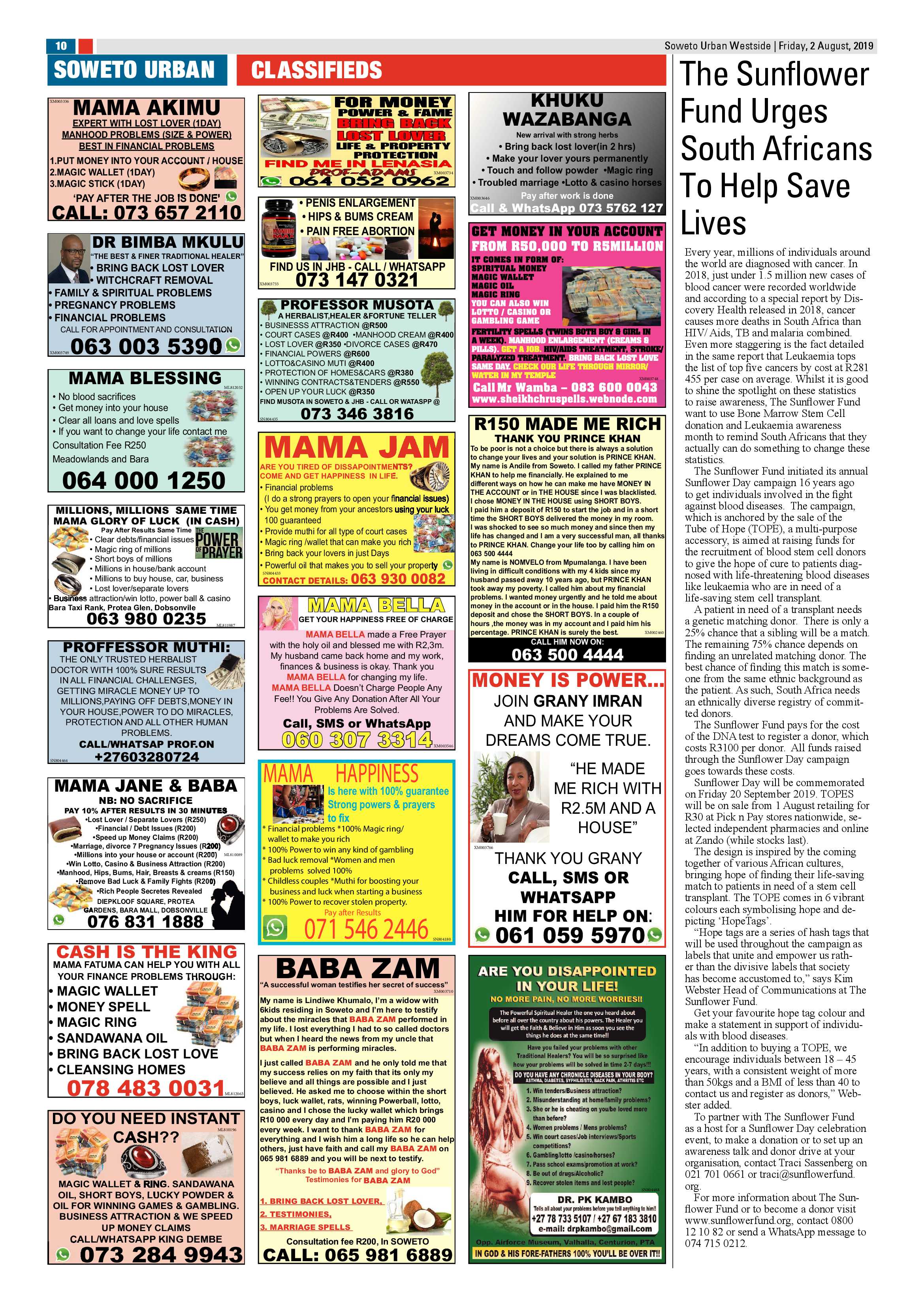 Westside News – August 2, 2019 page 10
