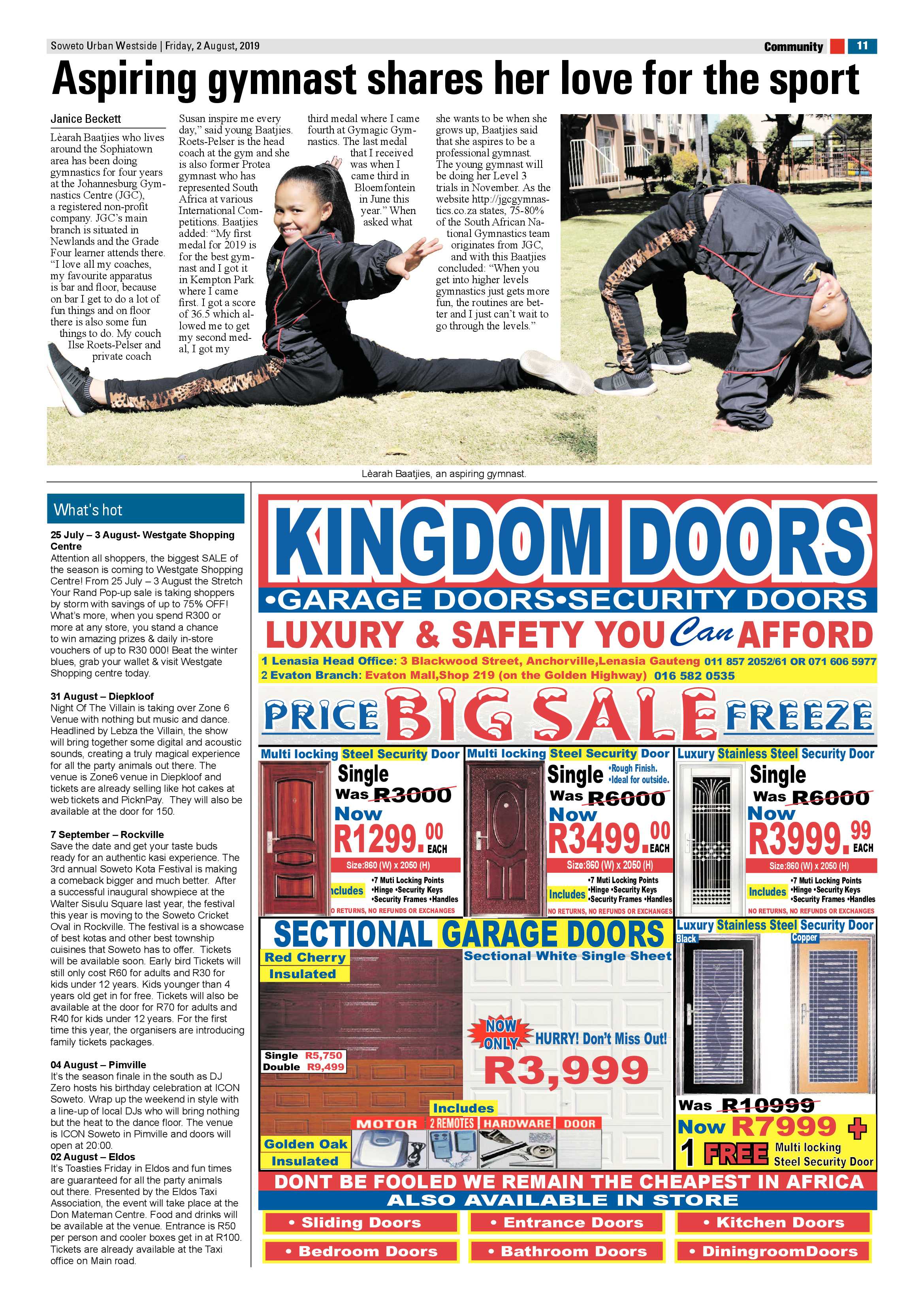 Westside News – August 2, 2019 page 11