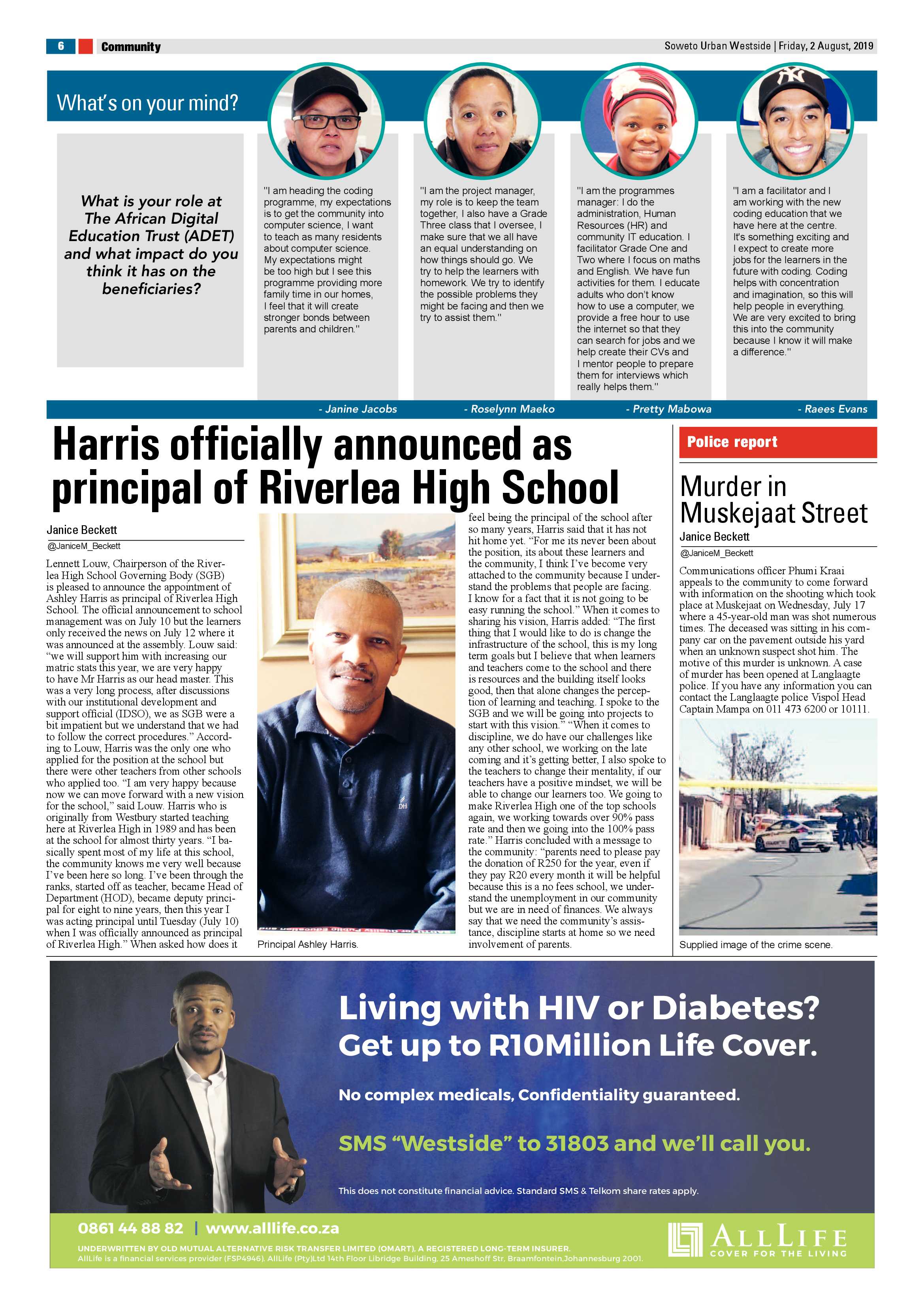 Westside News – August 2, 2019 page 6