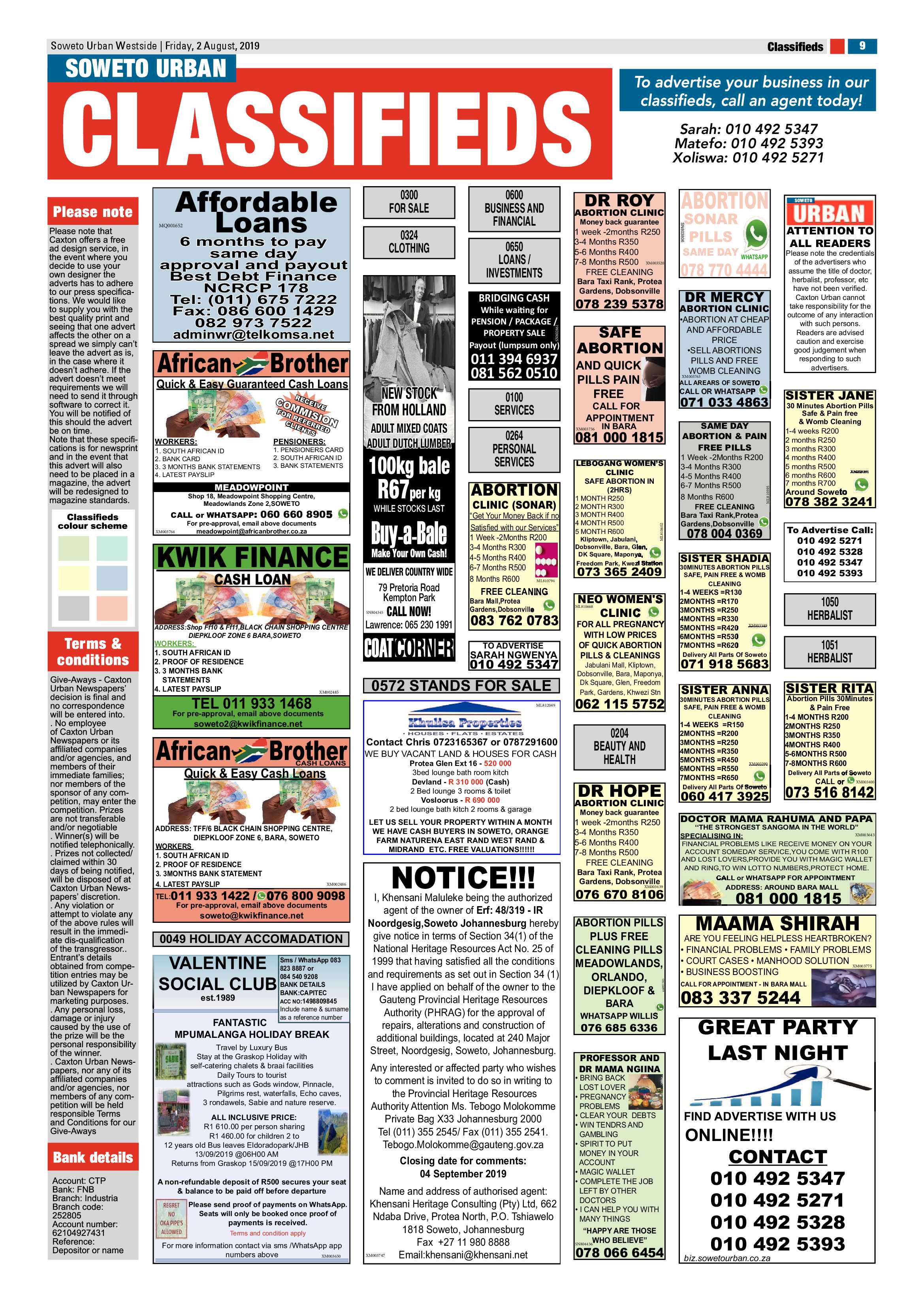 Westside News – August 2, 2019 page 9