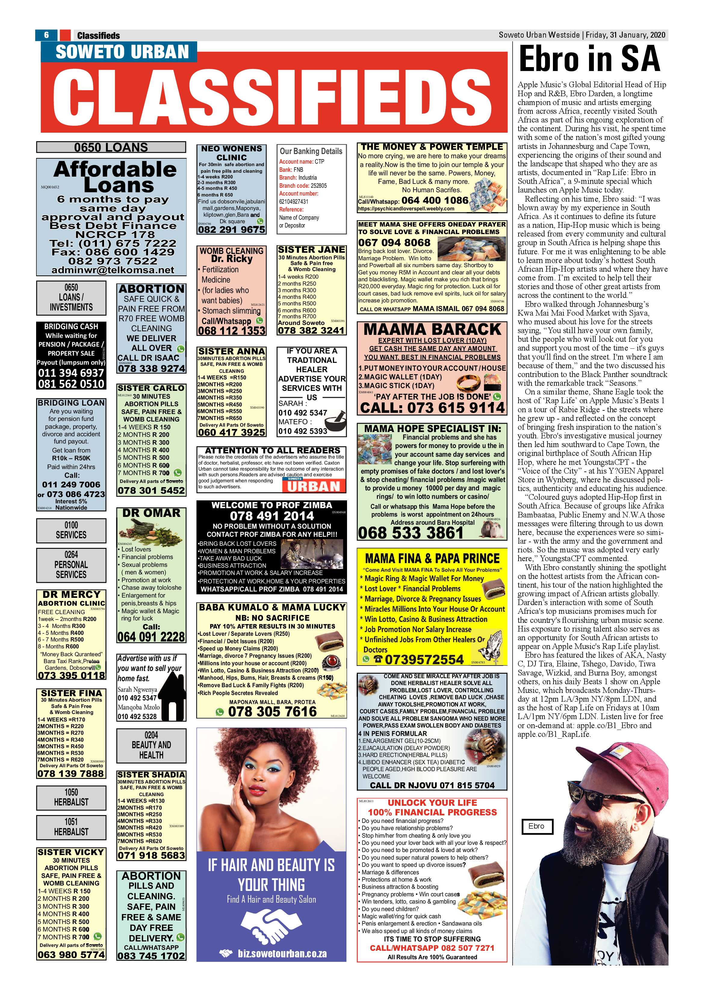 Westside News – January 31, 2020 page 6