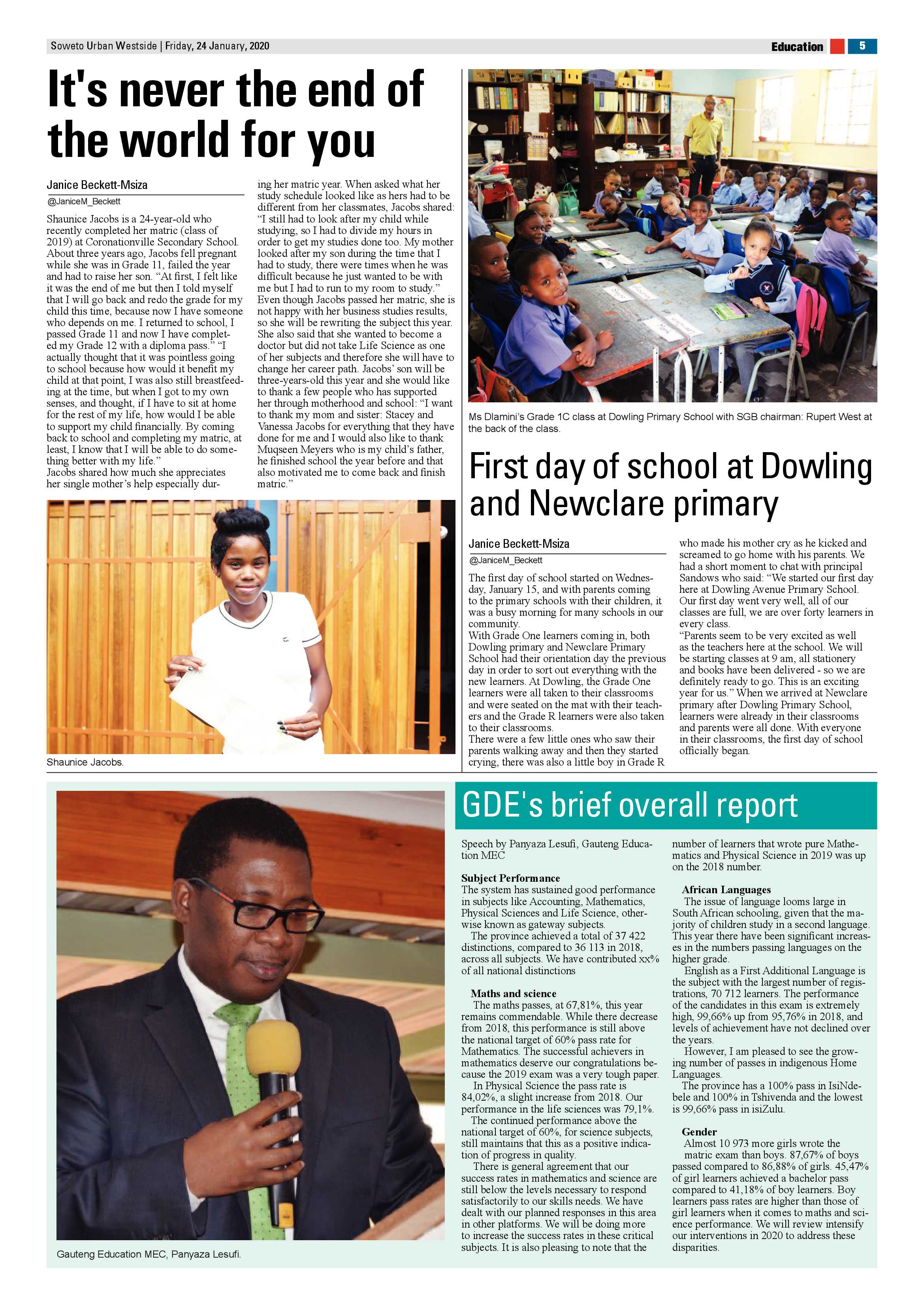 Westside News – January 24, 2020 page 5